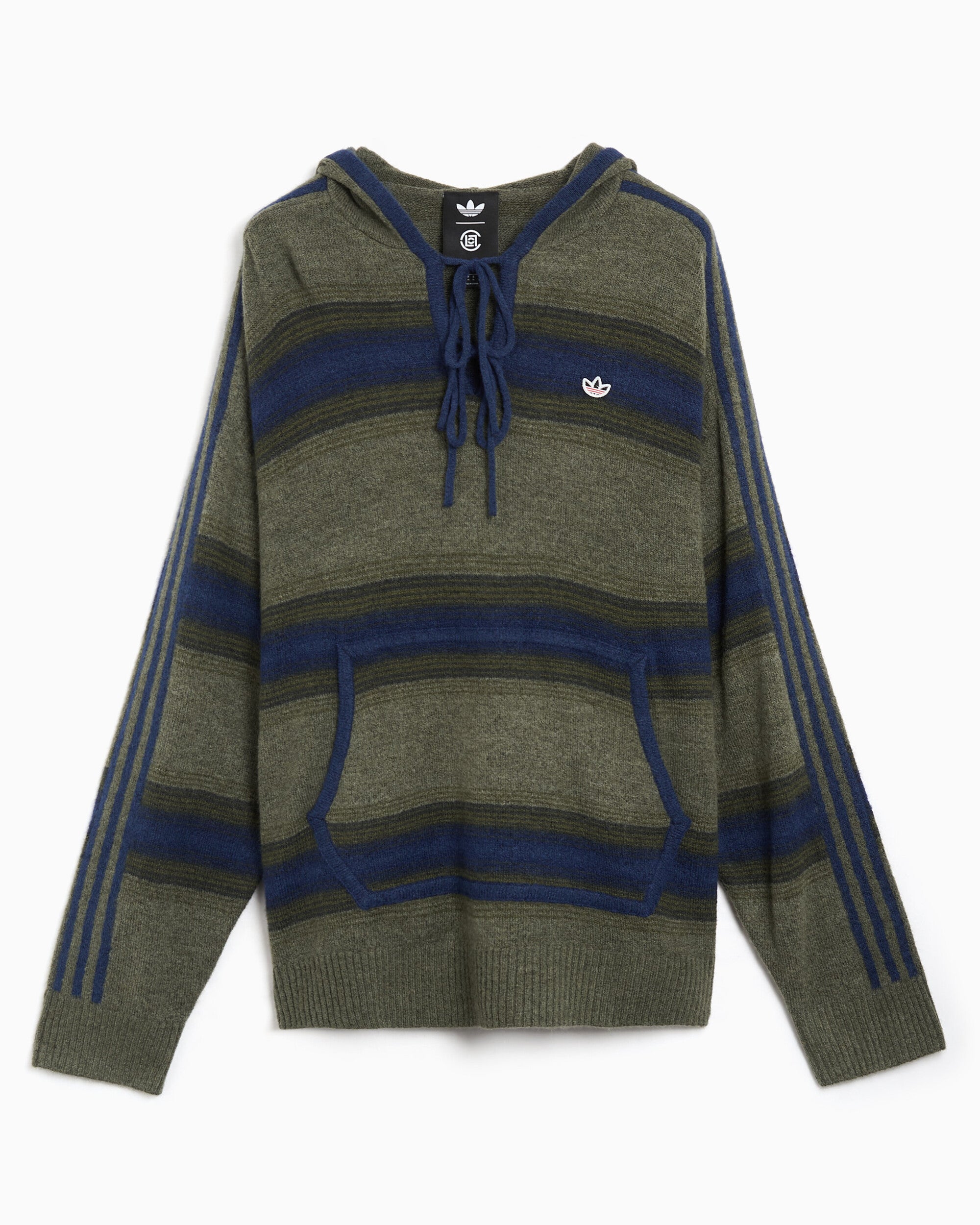 Sweatshirts adidas Originals x CLOT Baja Striped Unisex Hoodie - KE7064