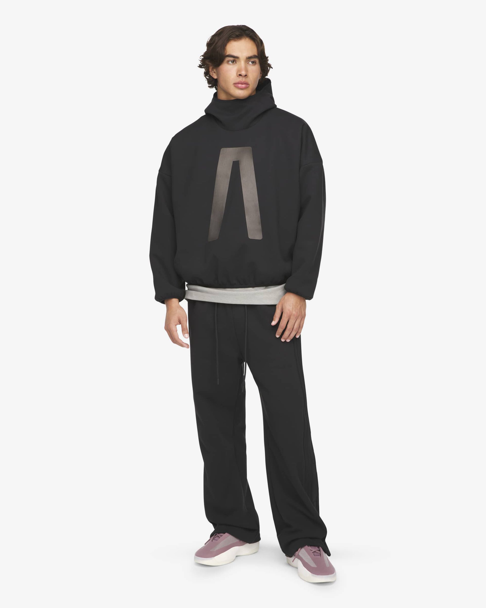 Sweatshirts adidas Originals x Fear of God ATHLETICS Fleece Logo Relaxed Men's Hoodie - KA4568