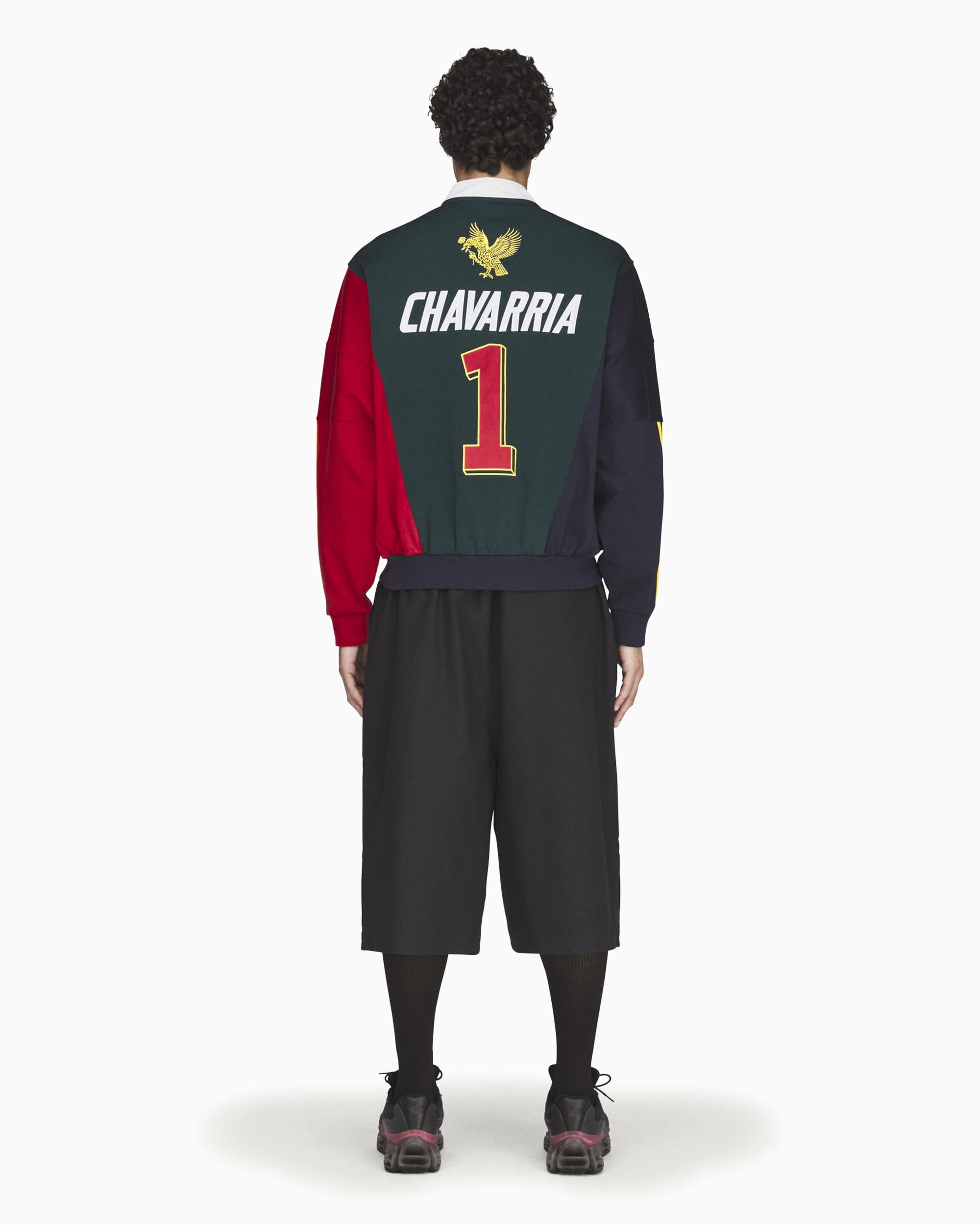 Sweatshirts adidas Originals x Willy Chavarria Watsonville Logo Relaxed Men's Half Zip Sweatshirt - KV1996
