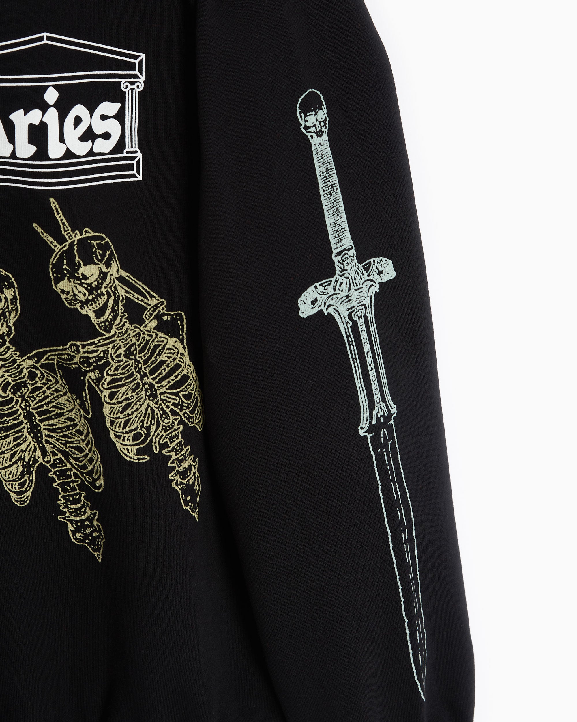 Sweatshirts Aries Cybin Unisex Sweatshirt Unisex Sweatshirt - FTAR20004-BLK