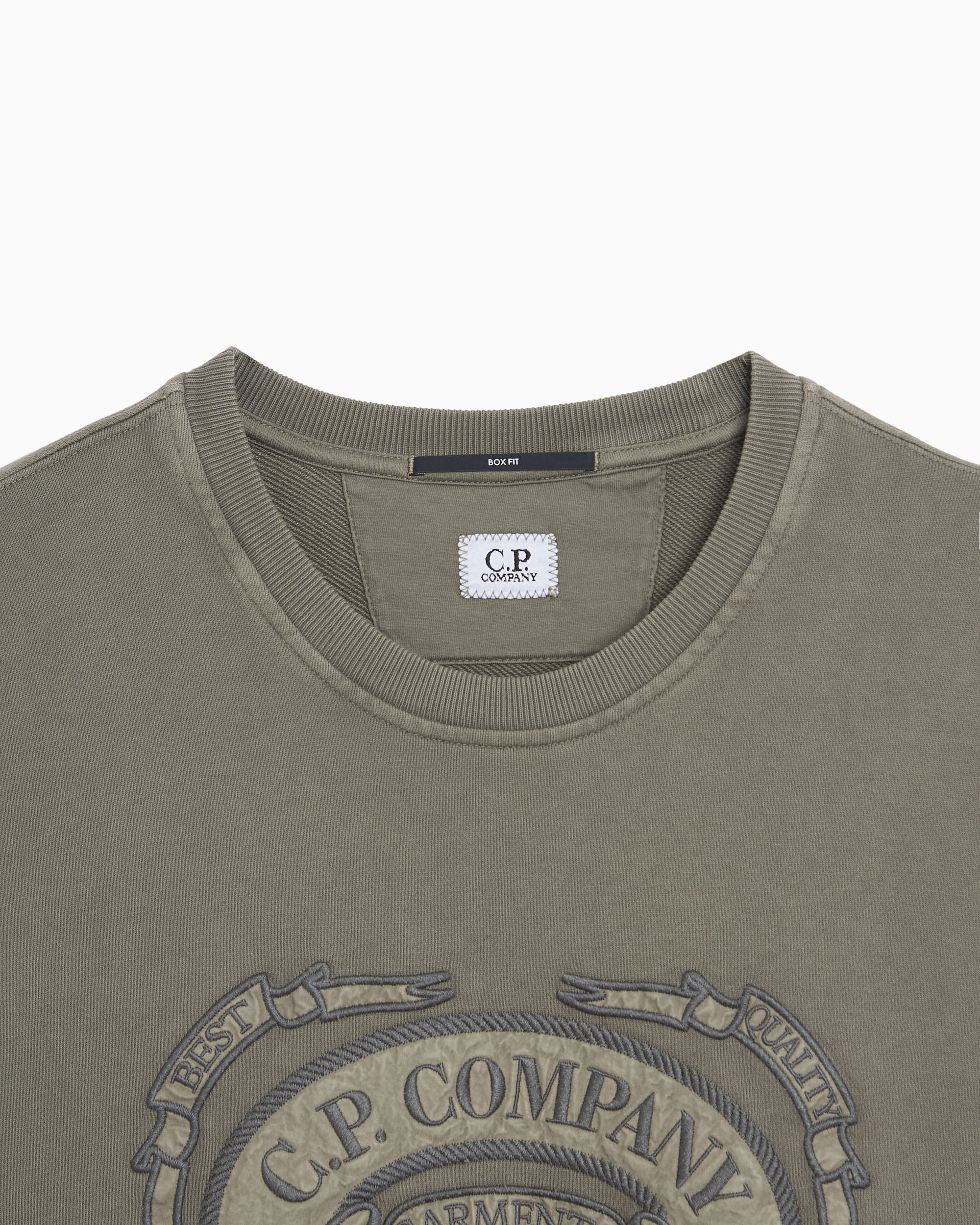 Sweatshirts CP Company Embroidered Boxy Men's Sweatshirt - 20CMSS217A006090O-921