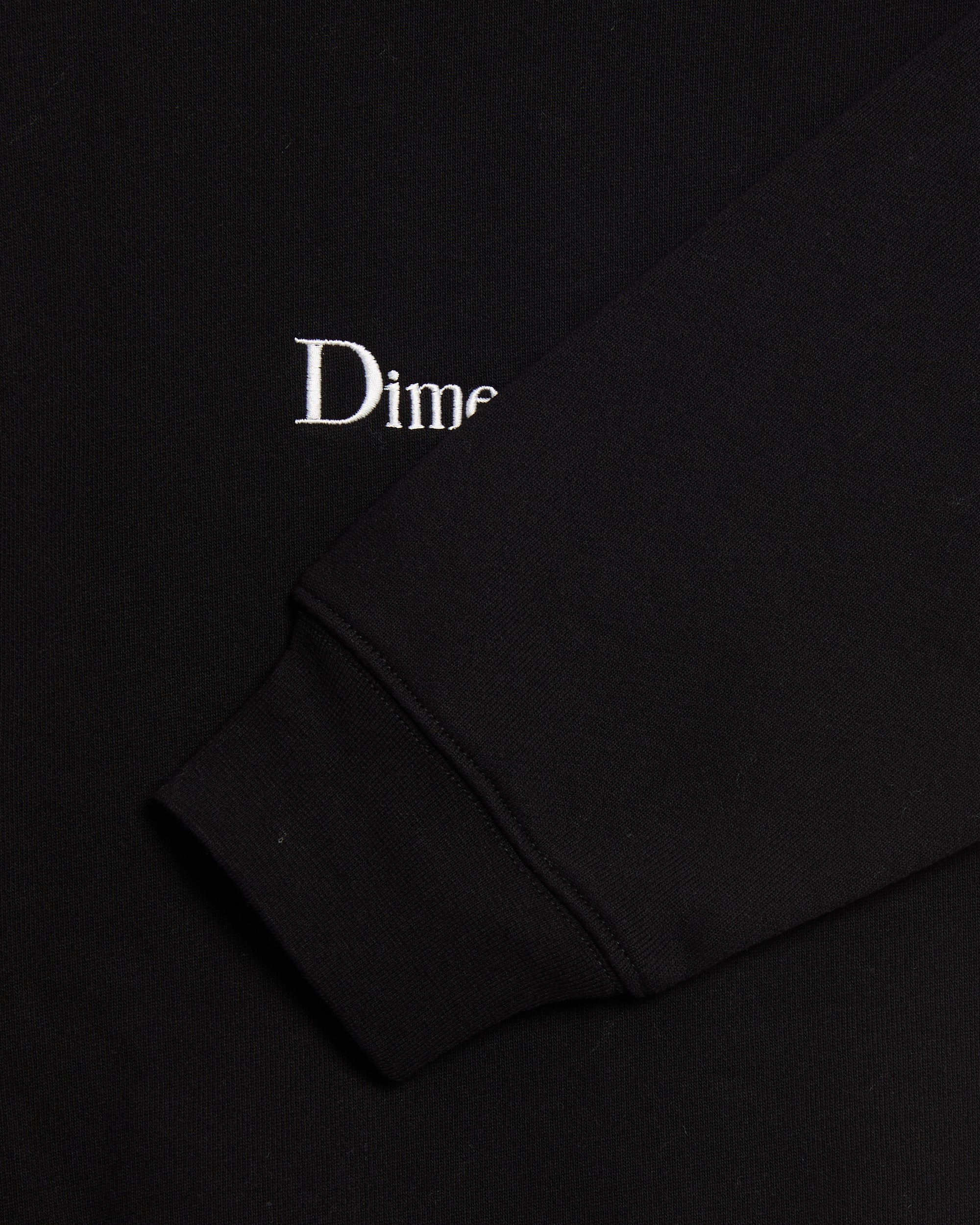 Sweatshirts Dime MTL Classic Logo Relaxed Men's Sweatshirt - DIMESP2538BLK