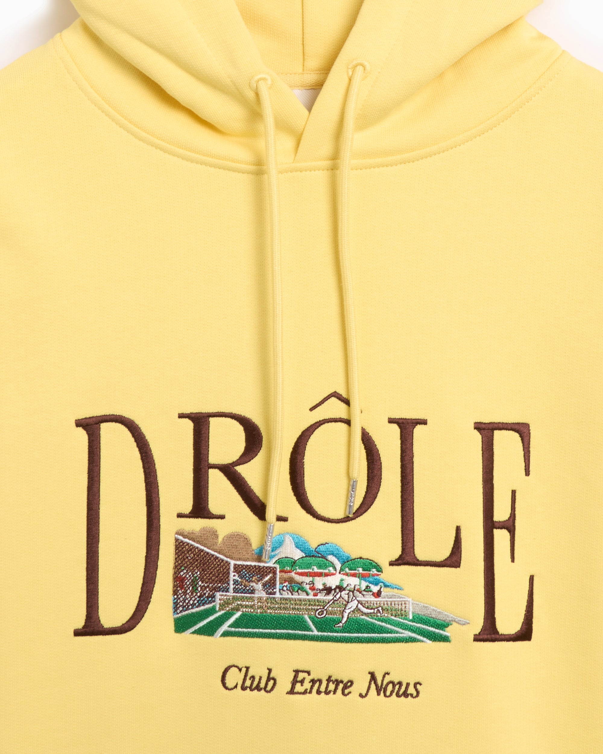 Sweatshirts Drôle de Monsieur Tennis Court Men's Hoodie Men's Hoodie - HO176-CO127-LYL