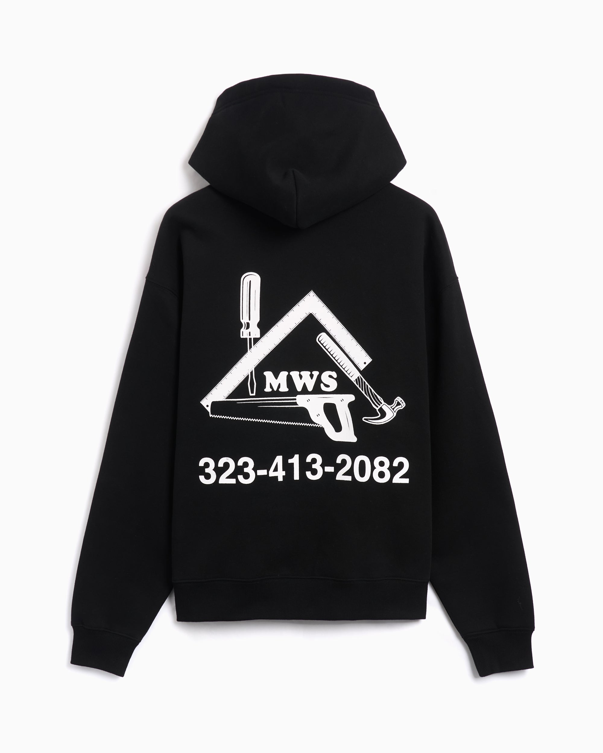 Sweatshirts Metalwood Studio Workshop Men's Hoodie Men's Hoodie - MWS24-06-107-BLK