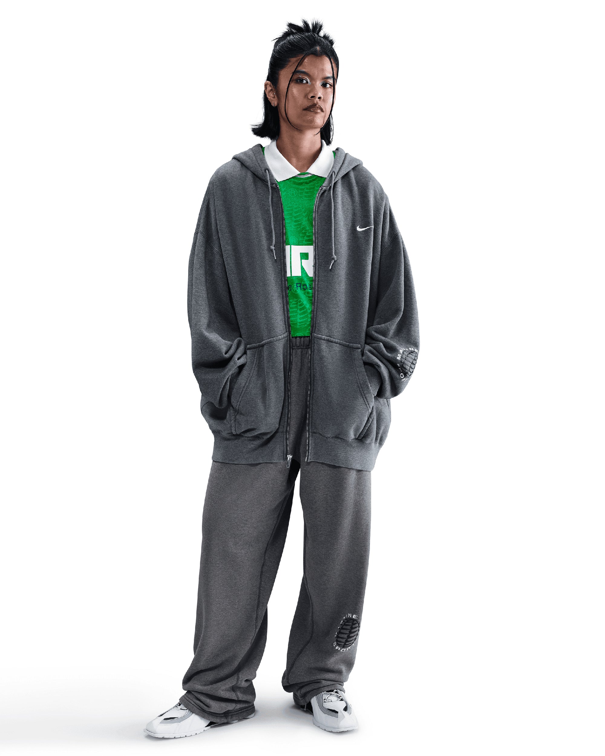 Sweatshirts Nike x Martine Rose NRG Oversize Men's Zip-Up Sweatshirt - HM9029-002