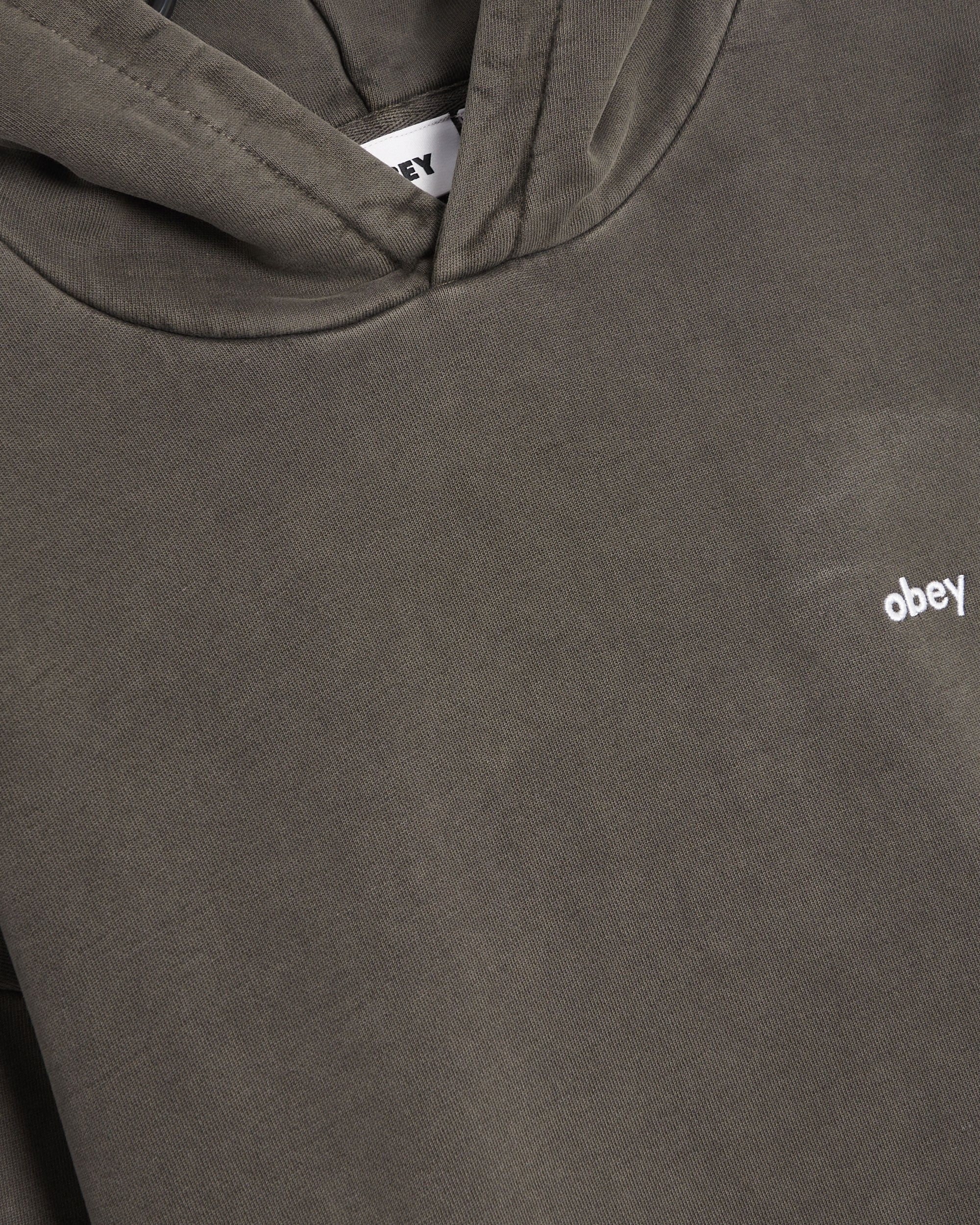Sweatshirts OBEY Clothing Lowercase Pigment Men's Hoodie Men's Hoodie - 112470194-DIB