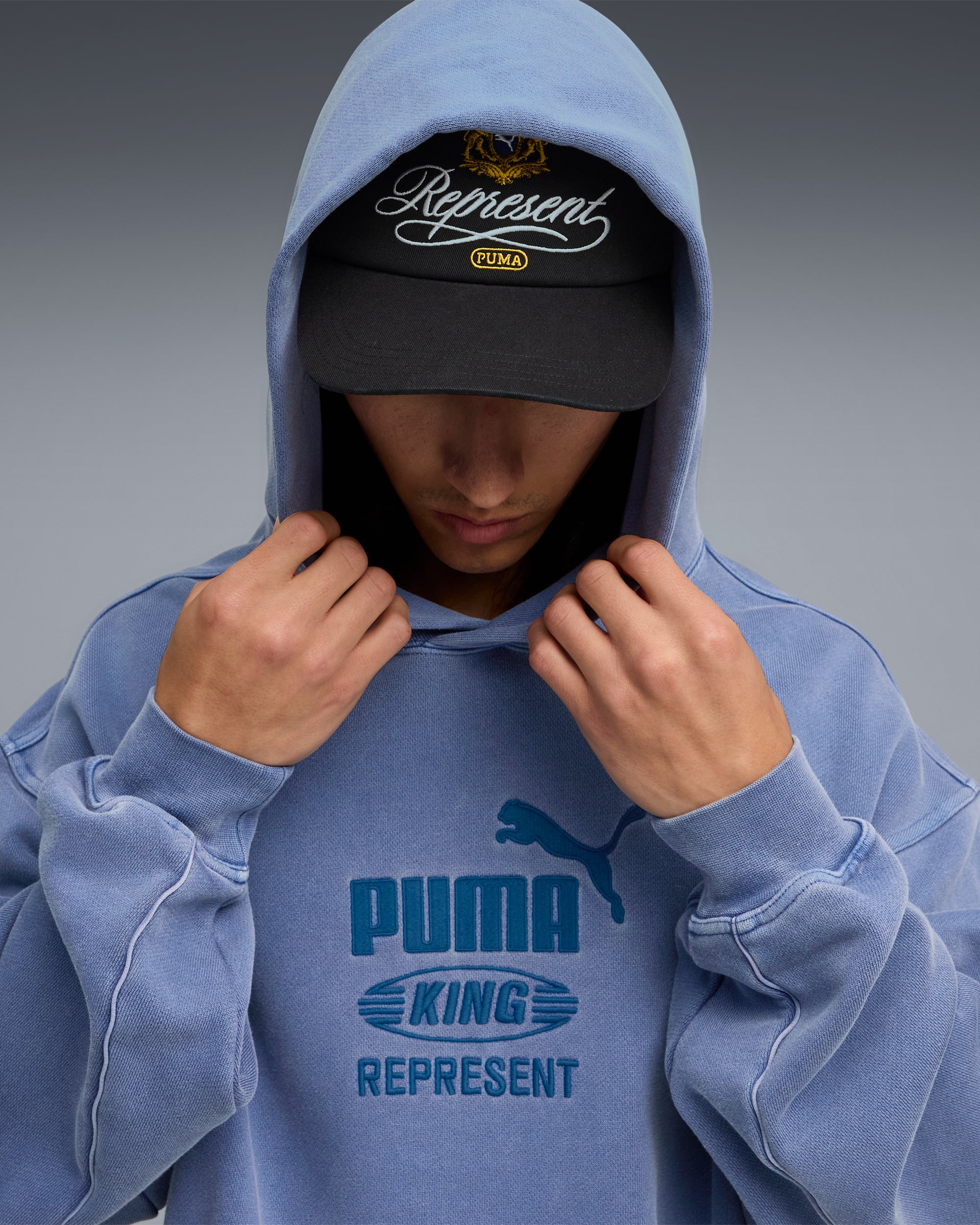 Sweatshirts Puma x REPRESENT Logo Relaxed Unisex Hoodie - 632542-78