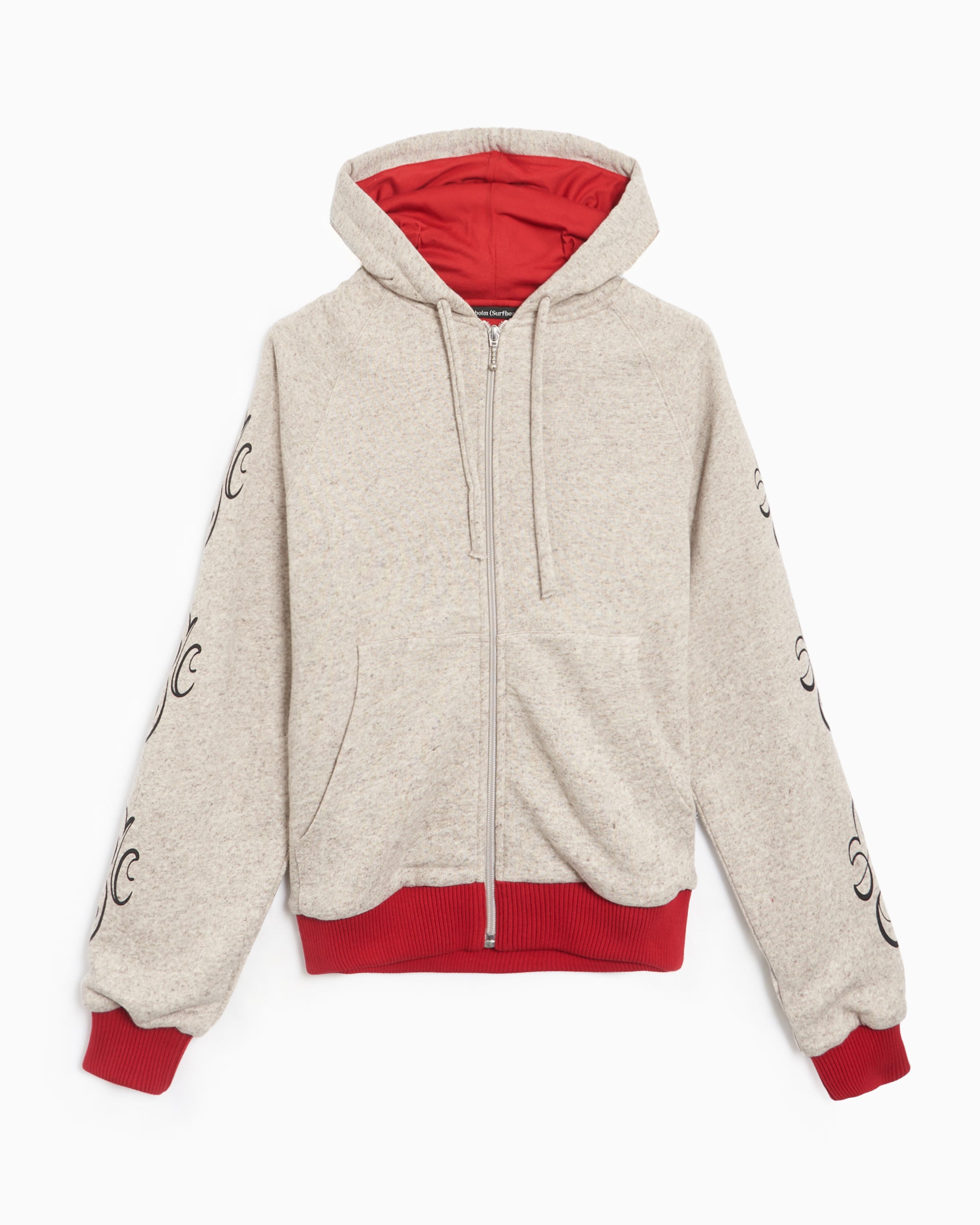 Sweatshirts Stockholm (Surfboard) Club Melange Men's Zip Hoodie Men's Zip-Up Sweatshirt - U1000134-Grey Melange