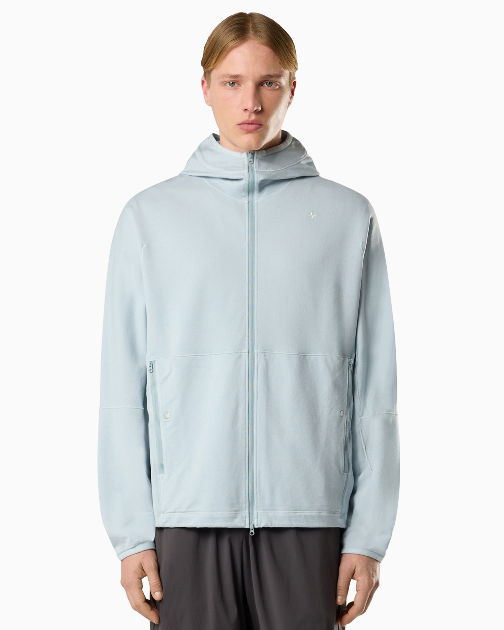 Sweatshirts Stone Island Stellina With Hood Men's Zip-Up Sweatshirt - L1S156100069-V004B