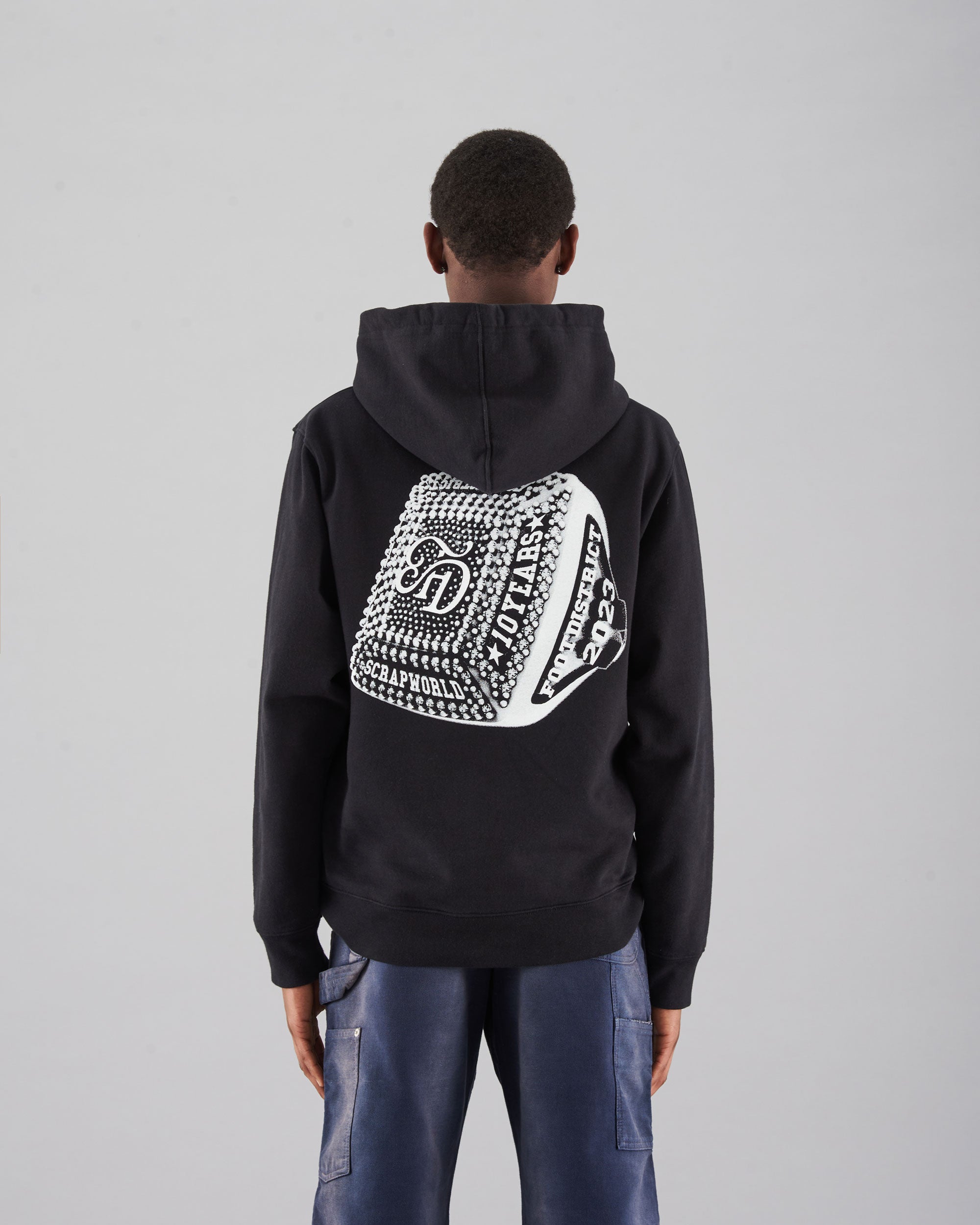 Sweatshirts X ScrapWorld FOOTDISTRICT x ScrapWorld Ring Unisex Hoodie Unisex Hoodie - FDSWHRING-BLACK