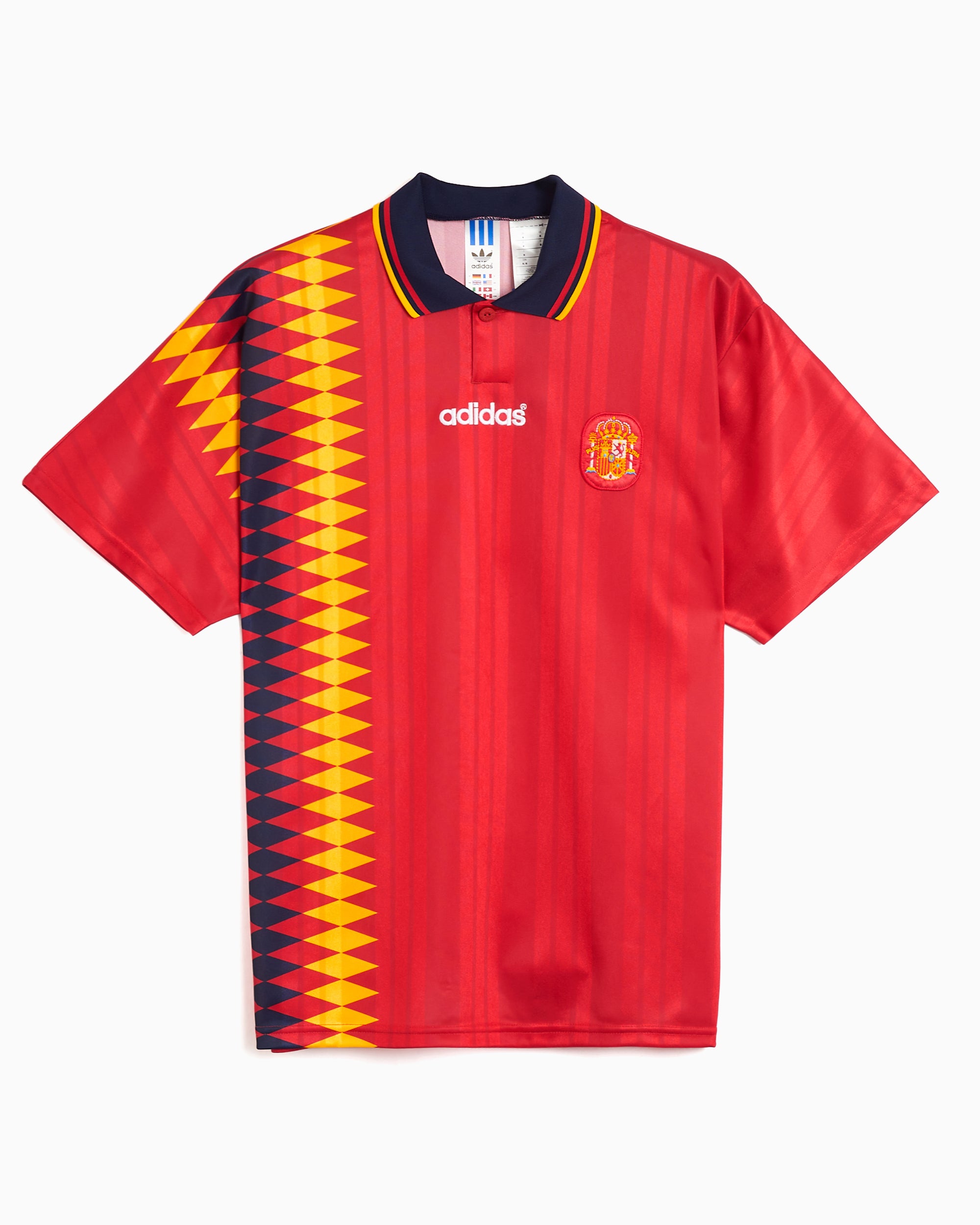 T-Shirts adidas Originals Spain 1994 Football 1st Kit Relaxed Men's Jersey T-Shirt - JN3707