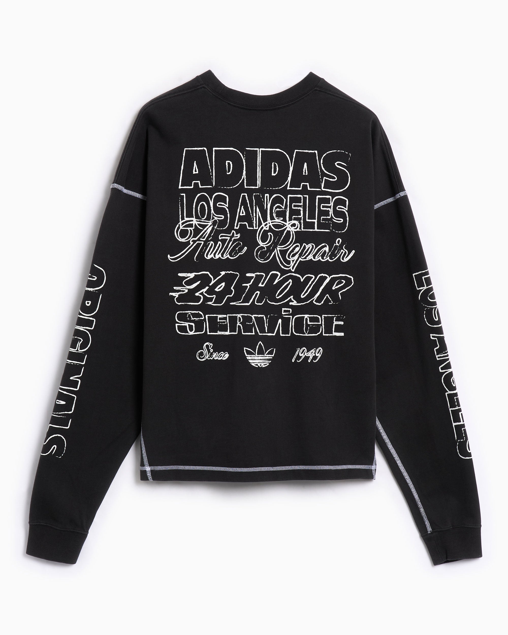 T-Shirts adidas Originals Wilshire Los Angeles Long-Sleeved Unisex T-Shirt - JX6140