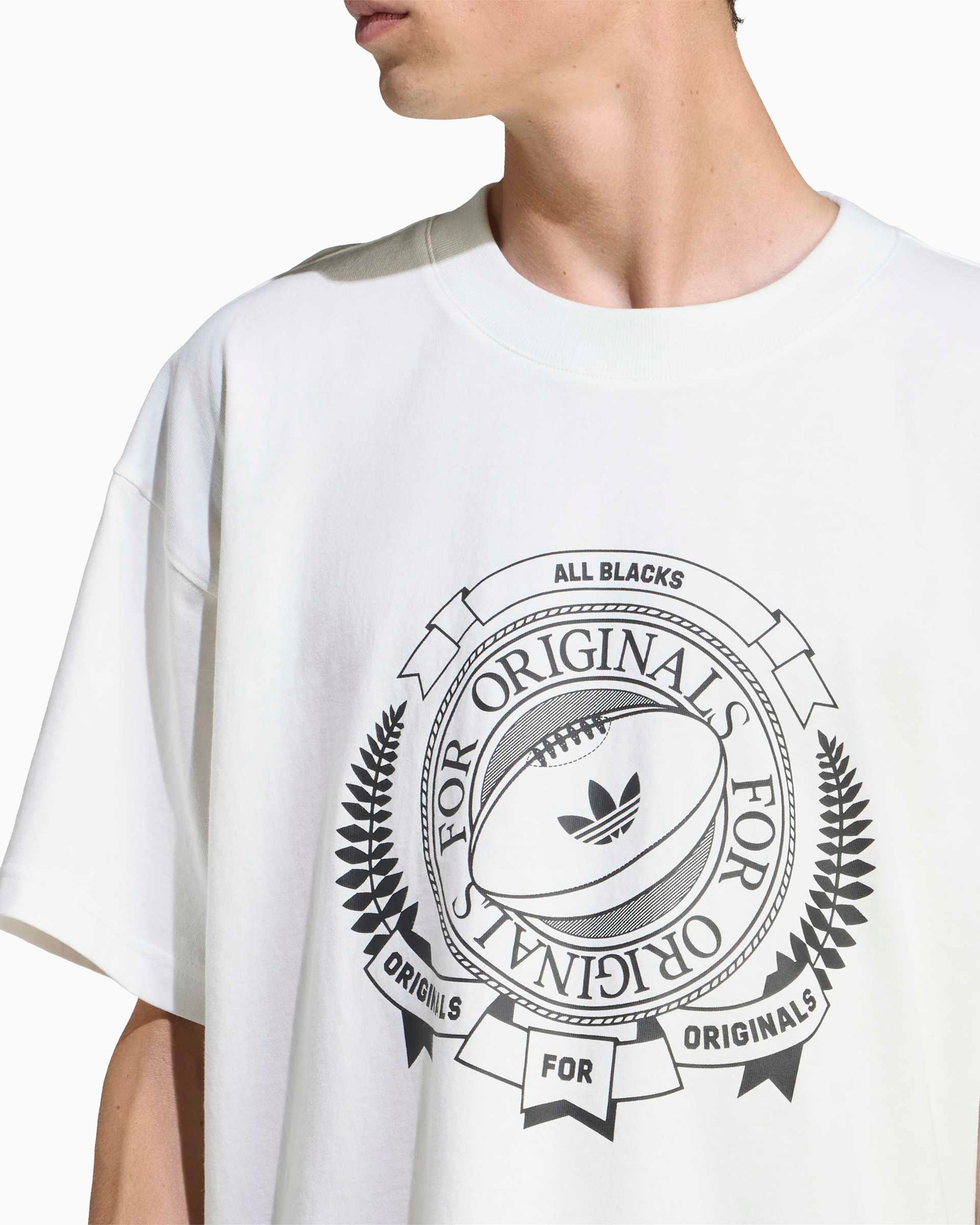 T-Shirts adidas Originals x All Blacks Graphic Relaxed Men's T-Shirt - KG4649