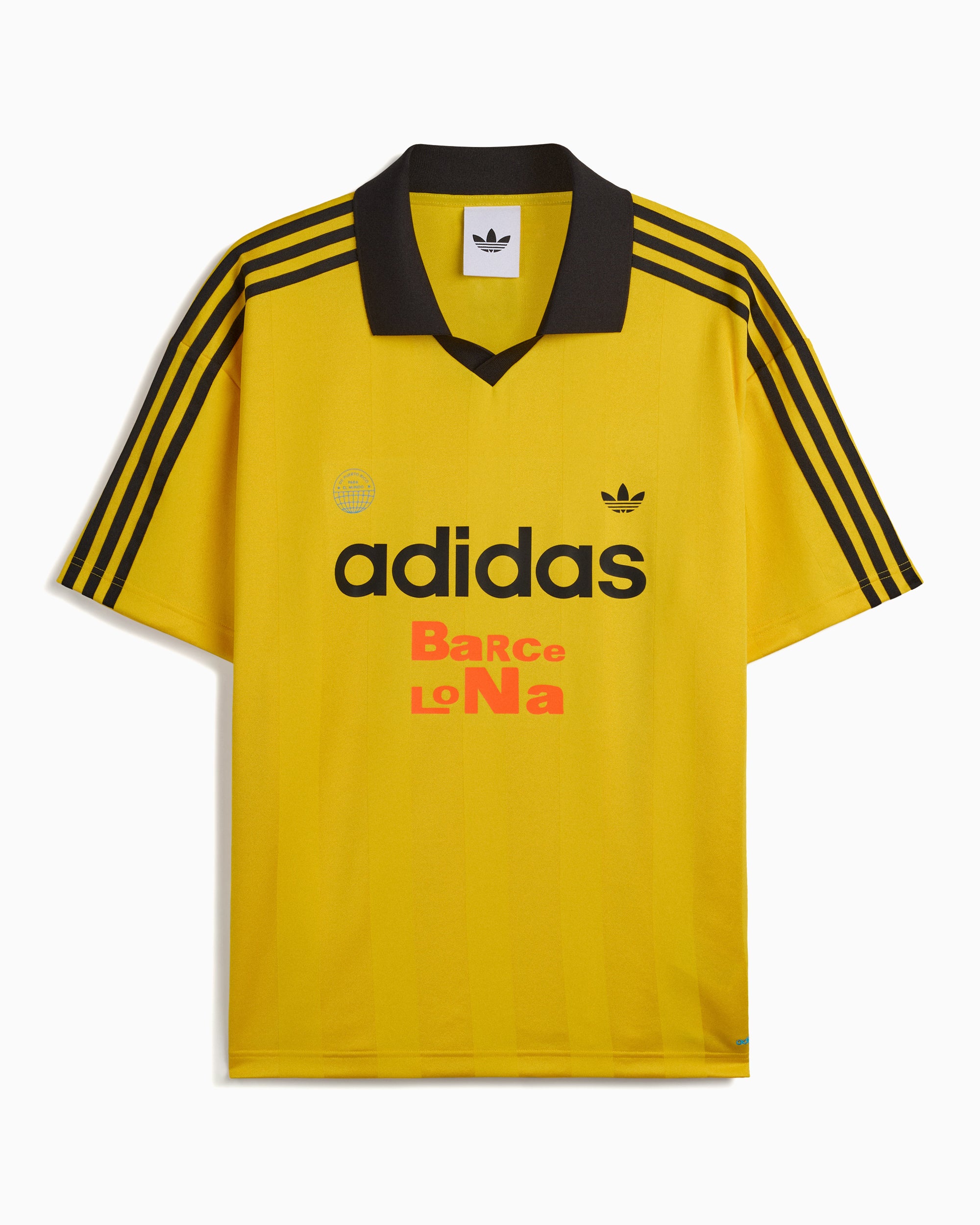 T-Shirts adidas Originals x Bad Bunny DtMF Tour Merch "Barcelona" Graphic Relaxed Men's Jersey T-Shirt - LH0435