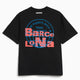 Maglietta con grafica Oversize adidas Originals x Bad Bunny DtMF Tour Merch "Barcelona" Heavyweight Unisex