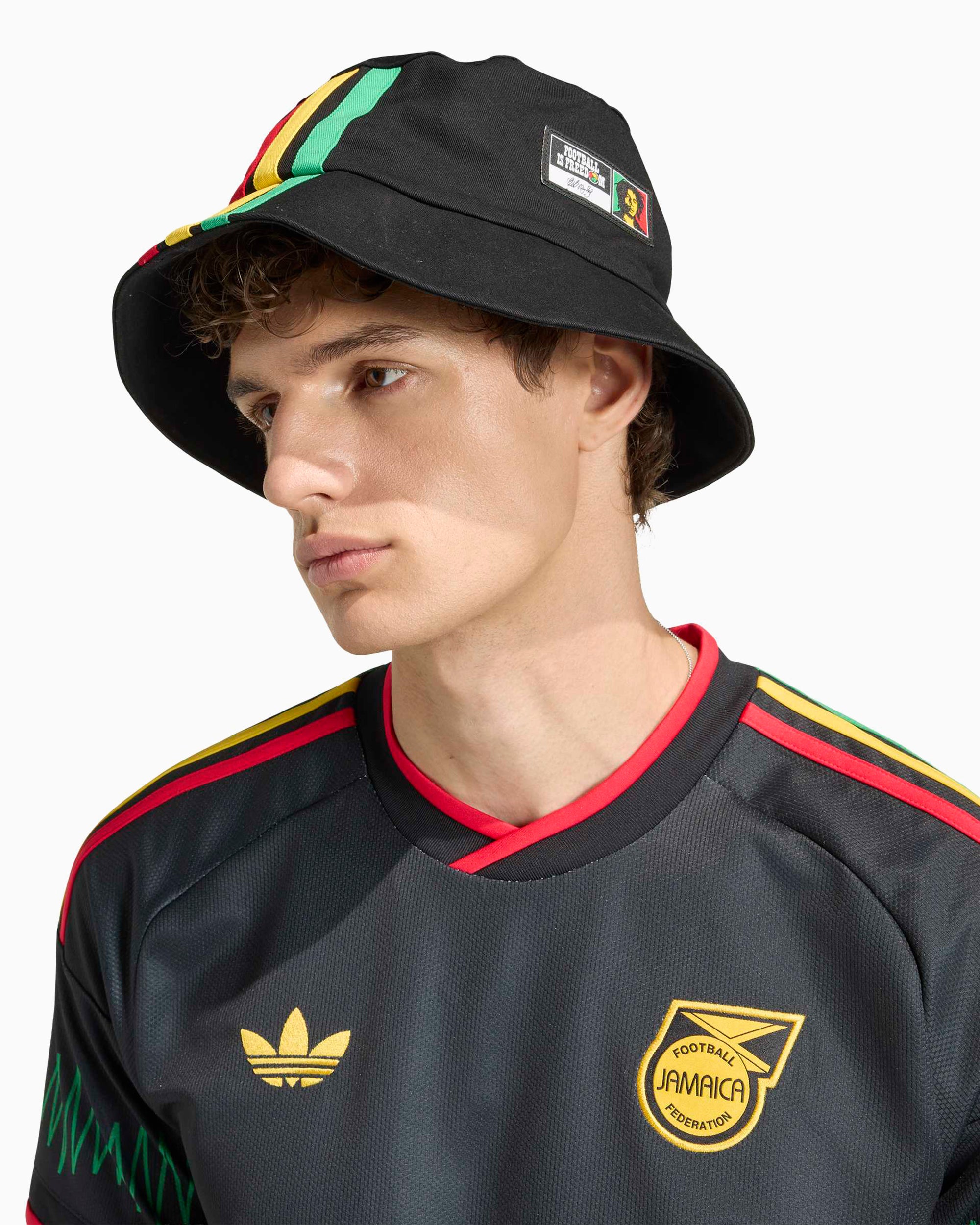 T-Shirts adidas Originals x Bob Marley Jamaica 26 Slim Men's Jersey T-Shirt - KD0957