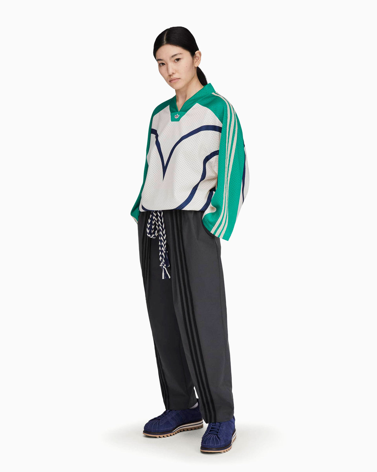 T-Shirts adidas Originals x CLOT Hockey Graphic Half-Sleeved Relaxed Unisex Jersey T-Shirt - KG4280
