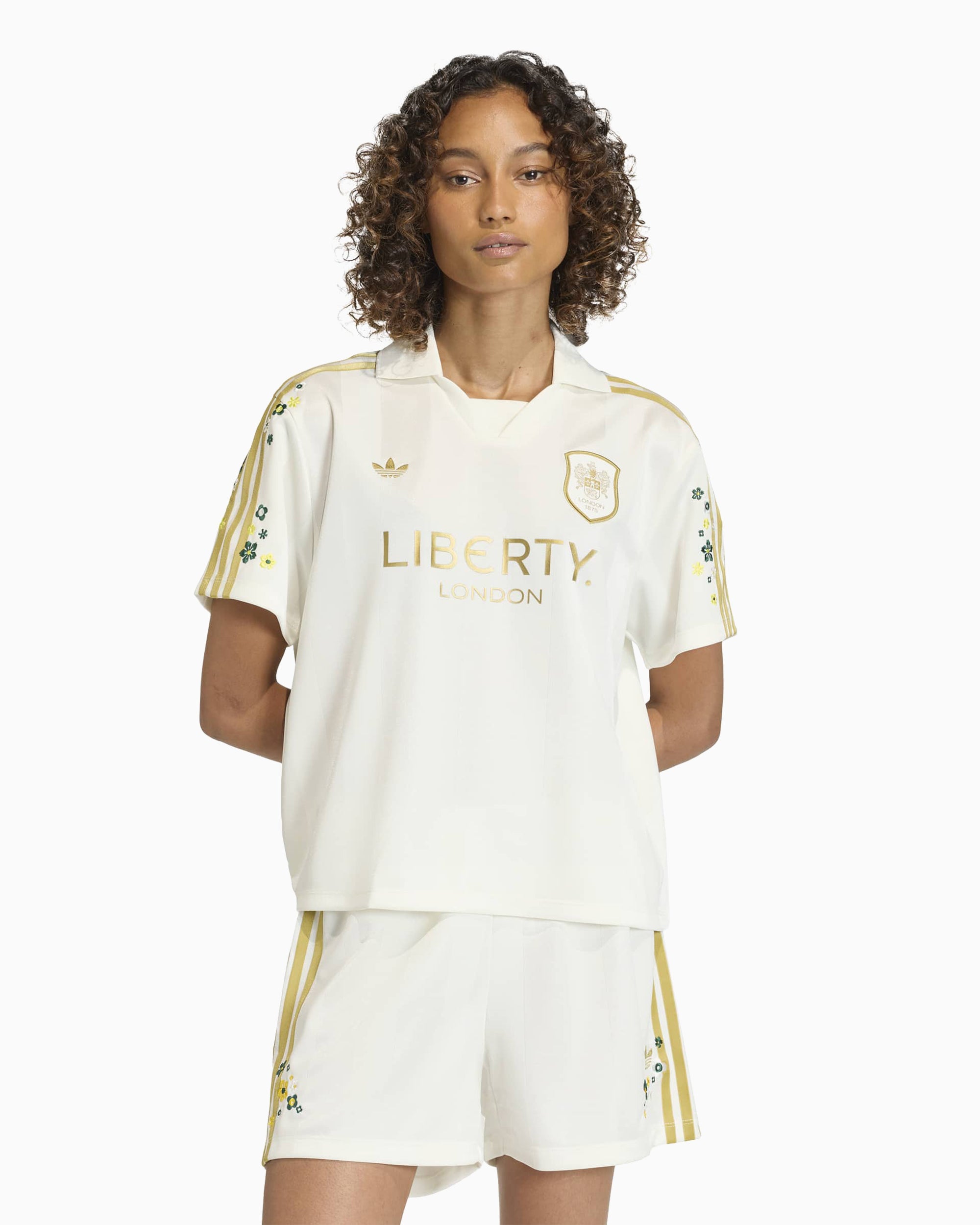 T-Shirts adidas Originals x Liberty London Logo Relaxed Women's Jersey T-Shirt - KF3309