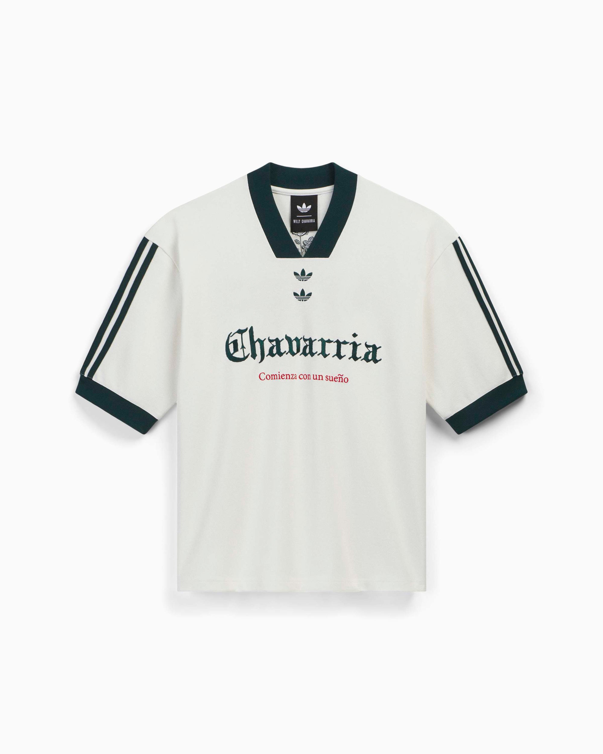T-Shirts adidas Originals x Willy Chavarria Football Logo Relaxed Men's Jersey T-Shirt - KY7708