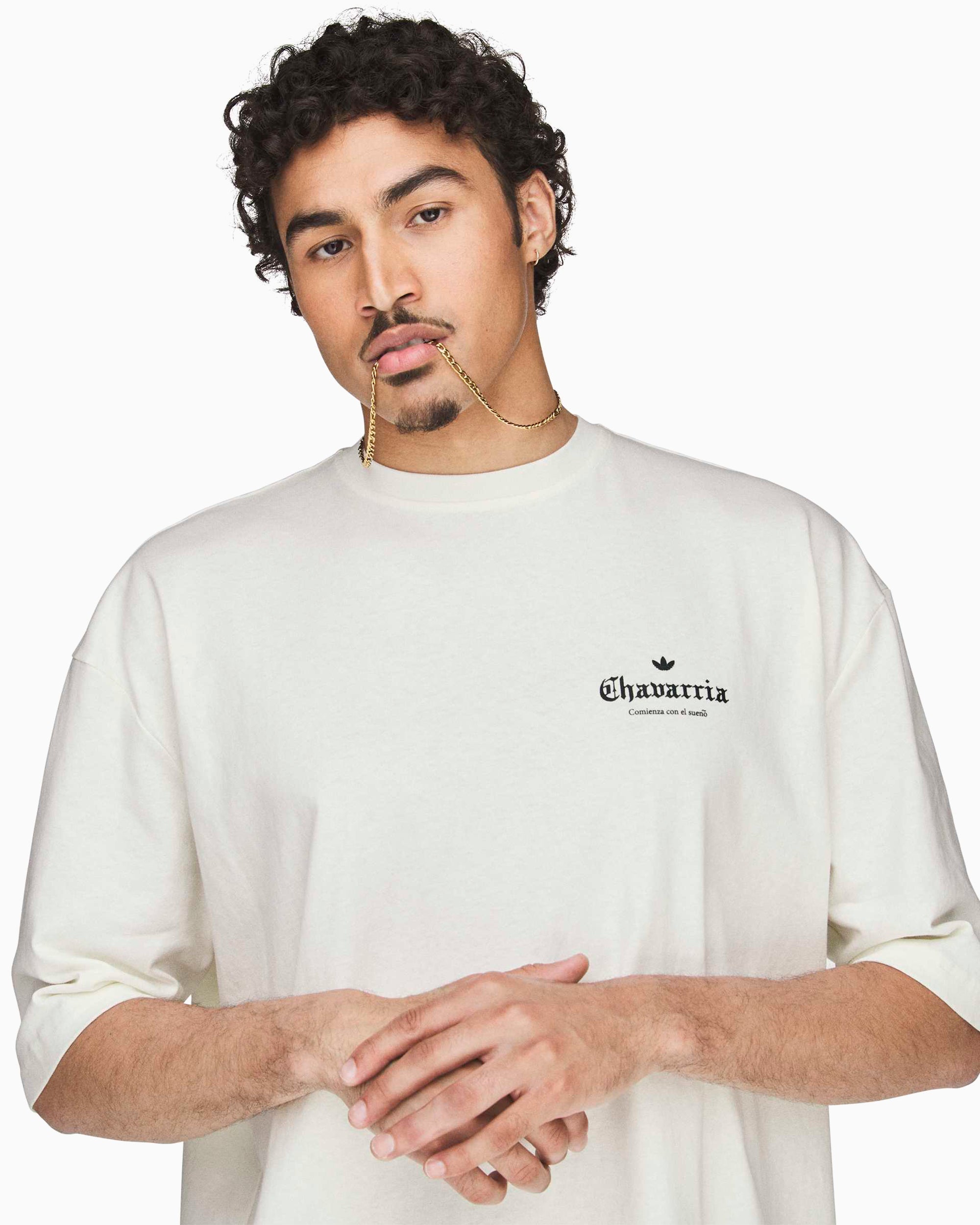 T-Shirts adidas Originals x Willy Chavarria Graphic Relaxed Men's T-Shirt - KY7707