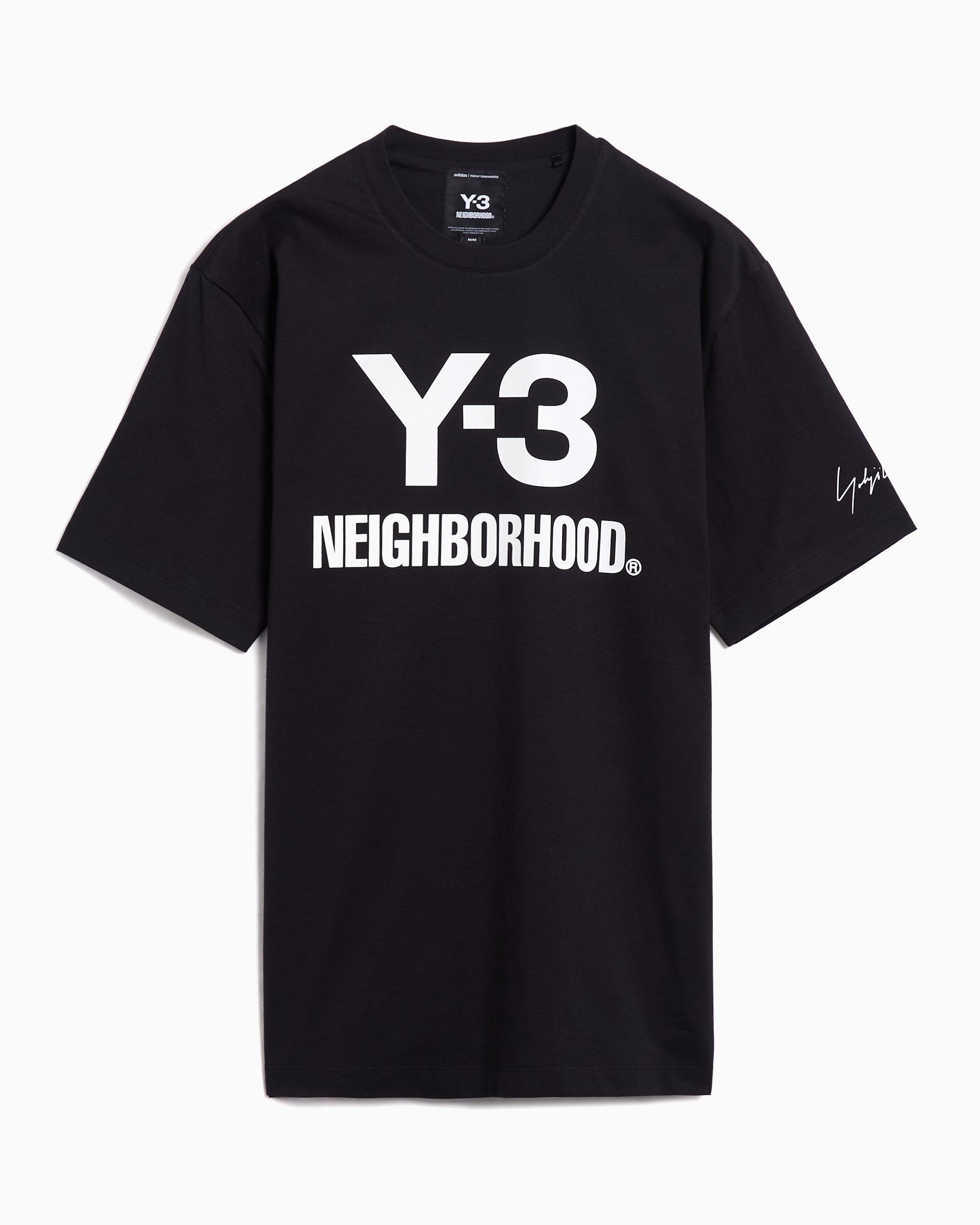 T-Shirts adidas Y-3 x Neighborhood Logo LS Logo Relaxed Men's T-Shirt - JW6999