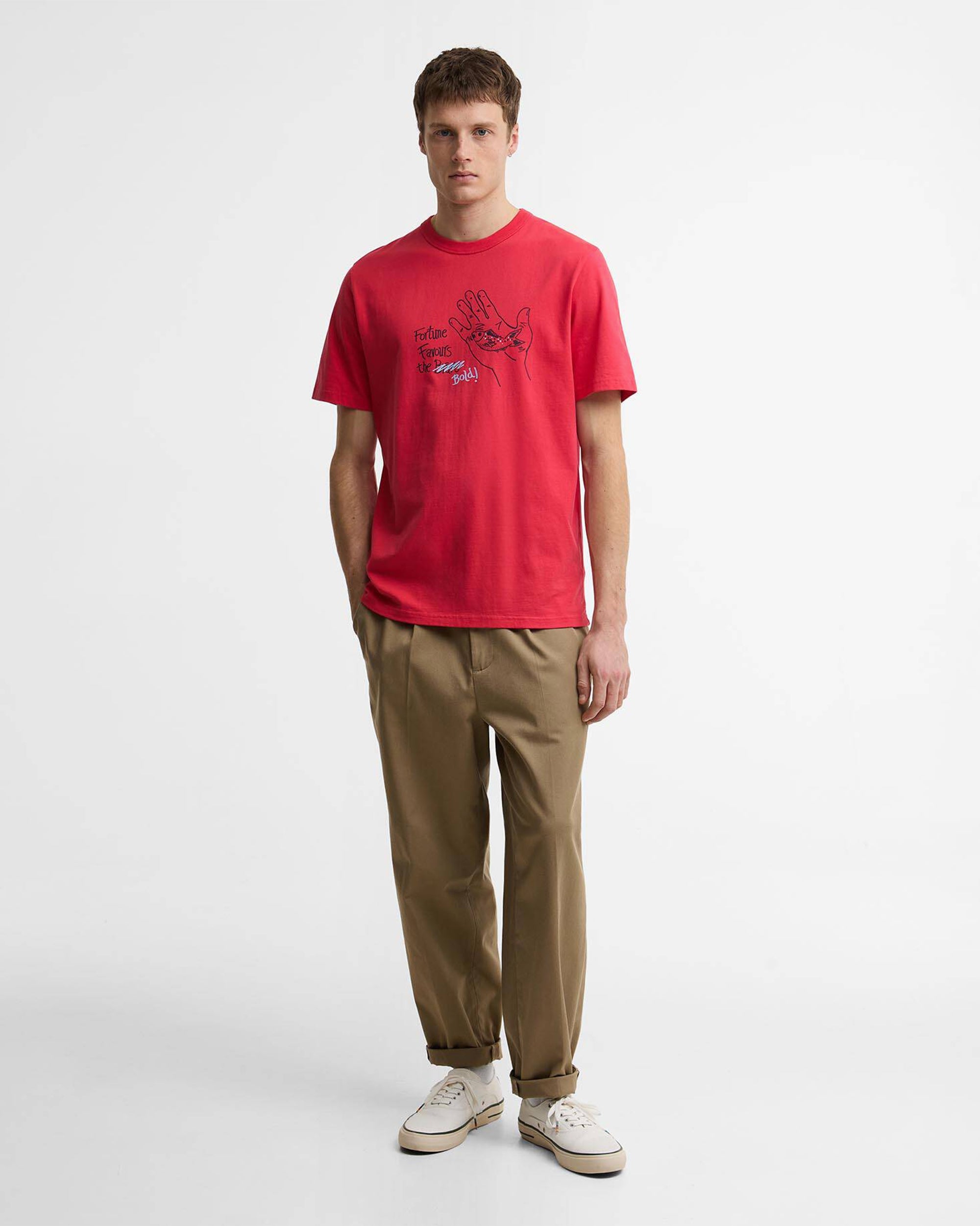 T-Shirts Barbour x Paul Smith Fortune Fish Graphic Men's T-Shirt - MTS1616RE51