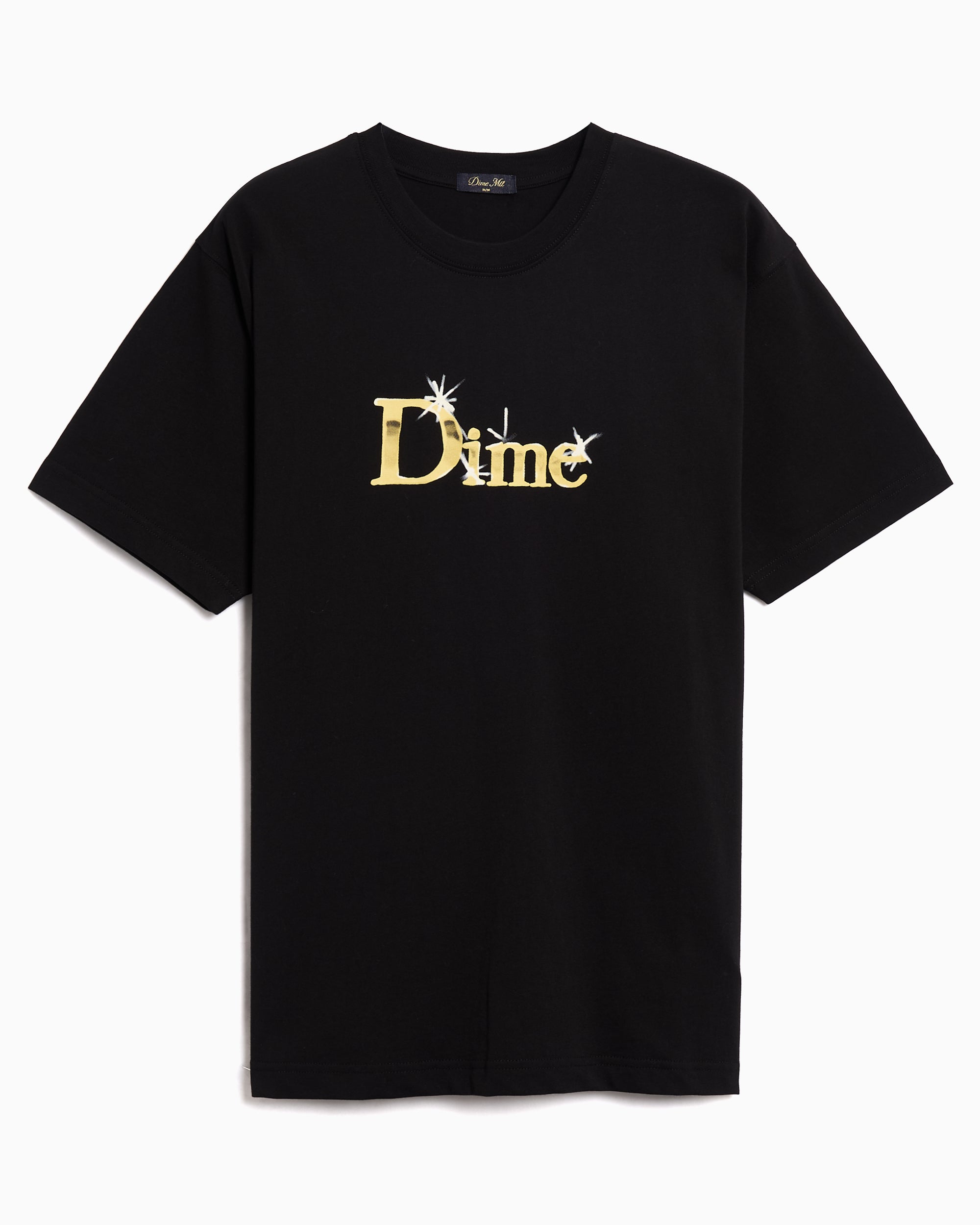 T-Shirts Dime MTL Shiny Graphic Relaxed Men's T-Shirt - DIME2SP2549BLK