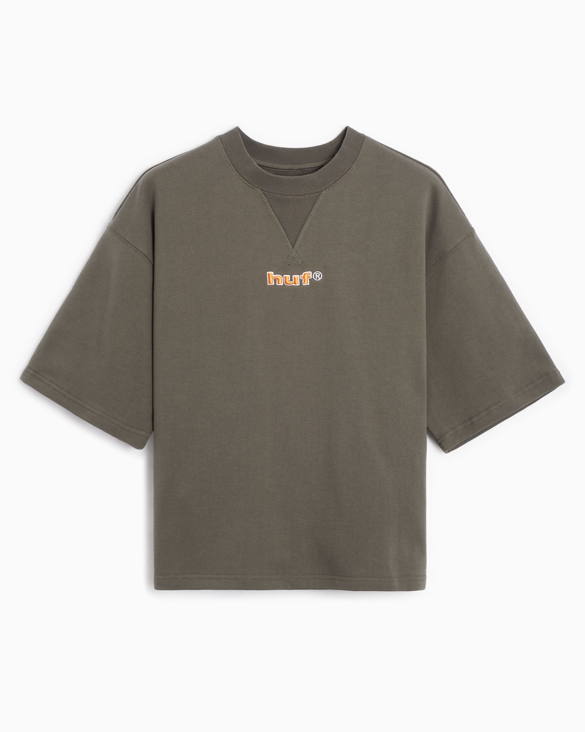 T-Shirts HUF Varsity Women's French Terry T-Shirt Women's T-Shirt - WFL0014-GUNMT