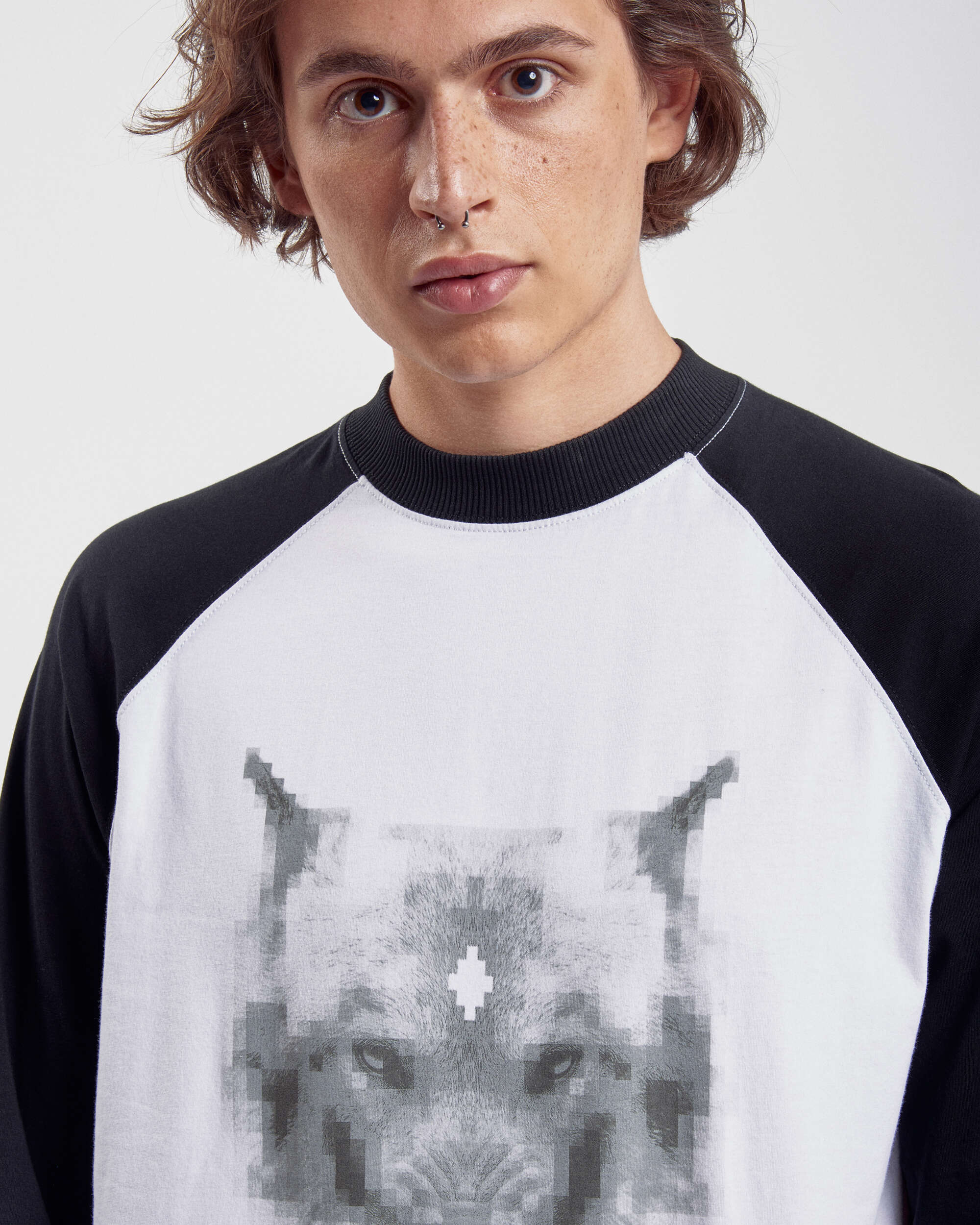 T-Shirts Marcelo Burlon County of Milan LS Men's T-Shirt Men's T-Shirt - CMAB043F21JER0020109