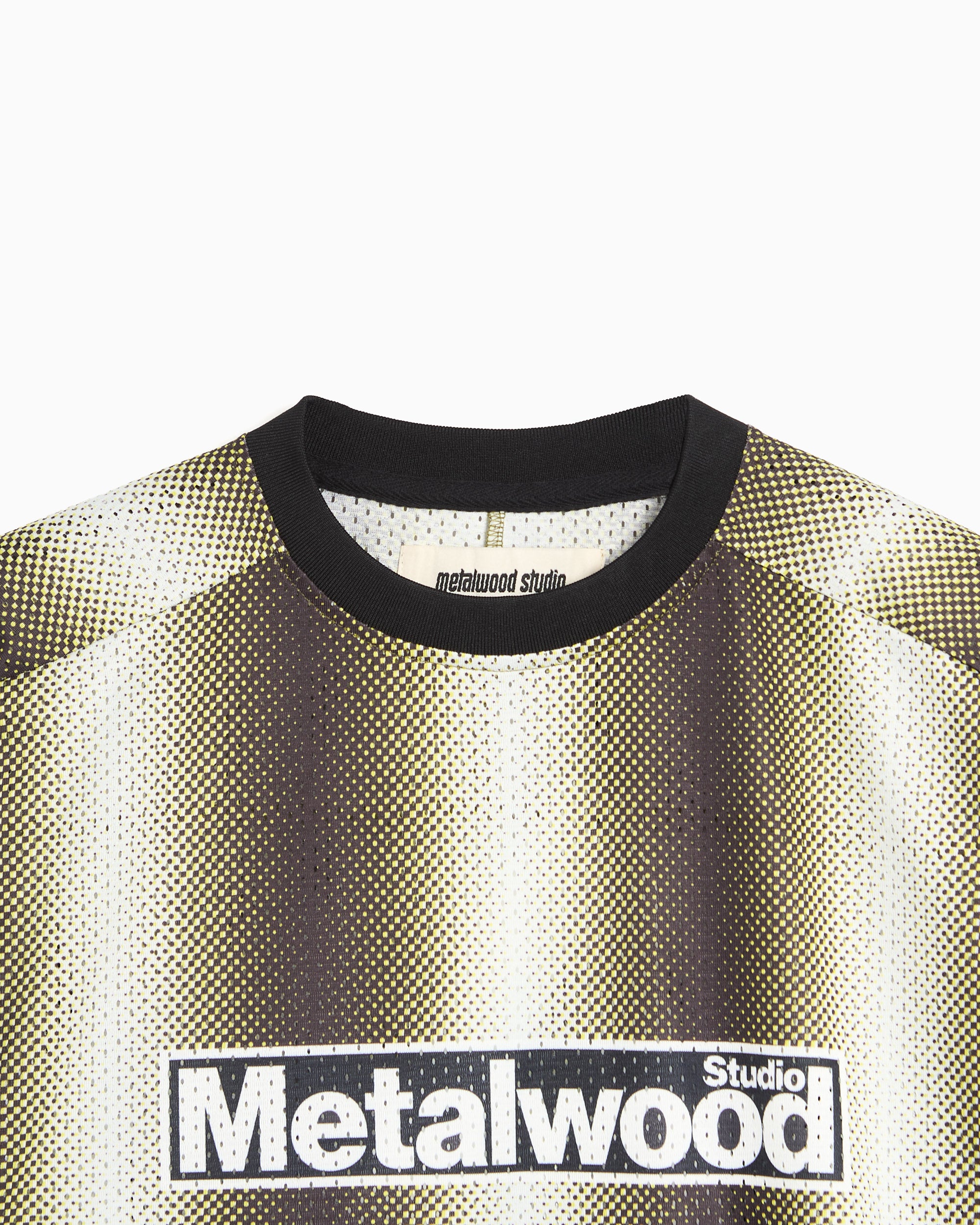 T-Shirts Metalwood Digital Hombre Striped Long-Sleeved Relaxed Men's Jersey T-Shirt - 26SS-04-03_GRN