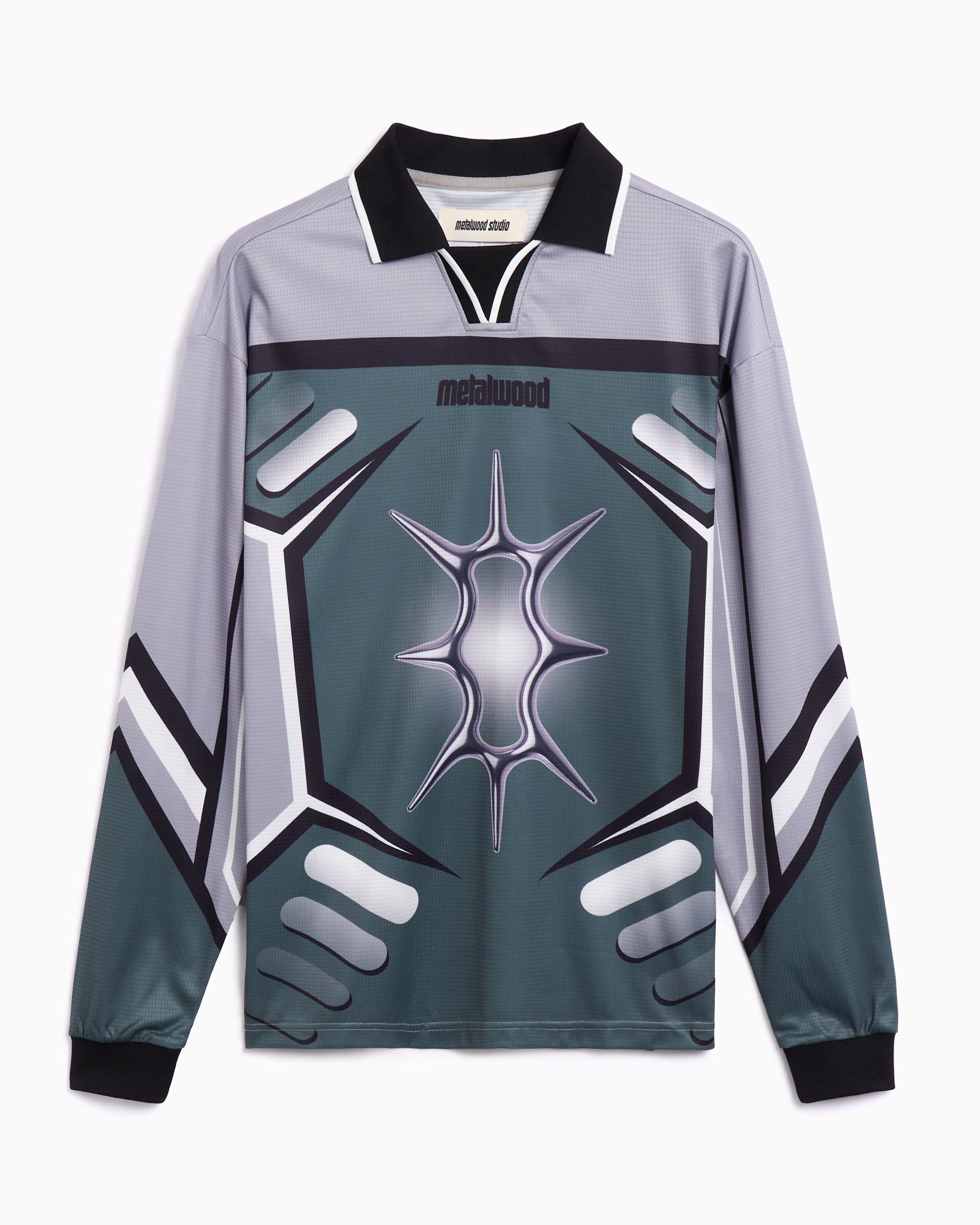 T-Shirts Metalwood Mox-Games Graphic Long-Sleeved Men's Jersey T-Shirt - MWS25-04-13-STL
