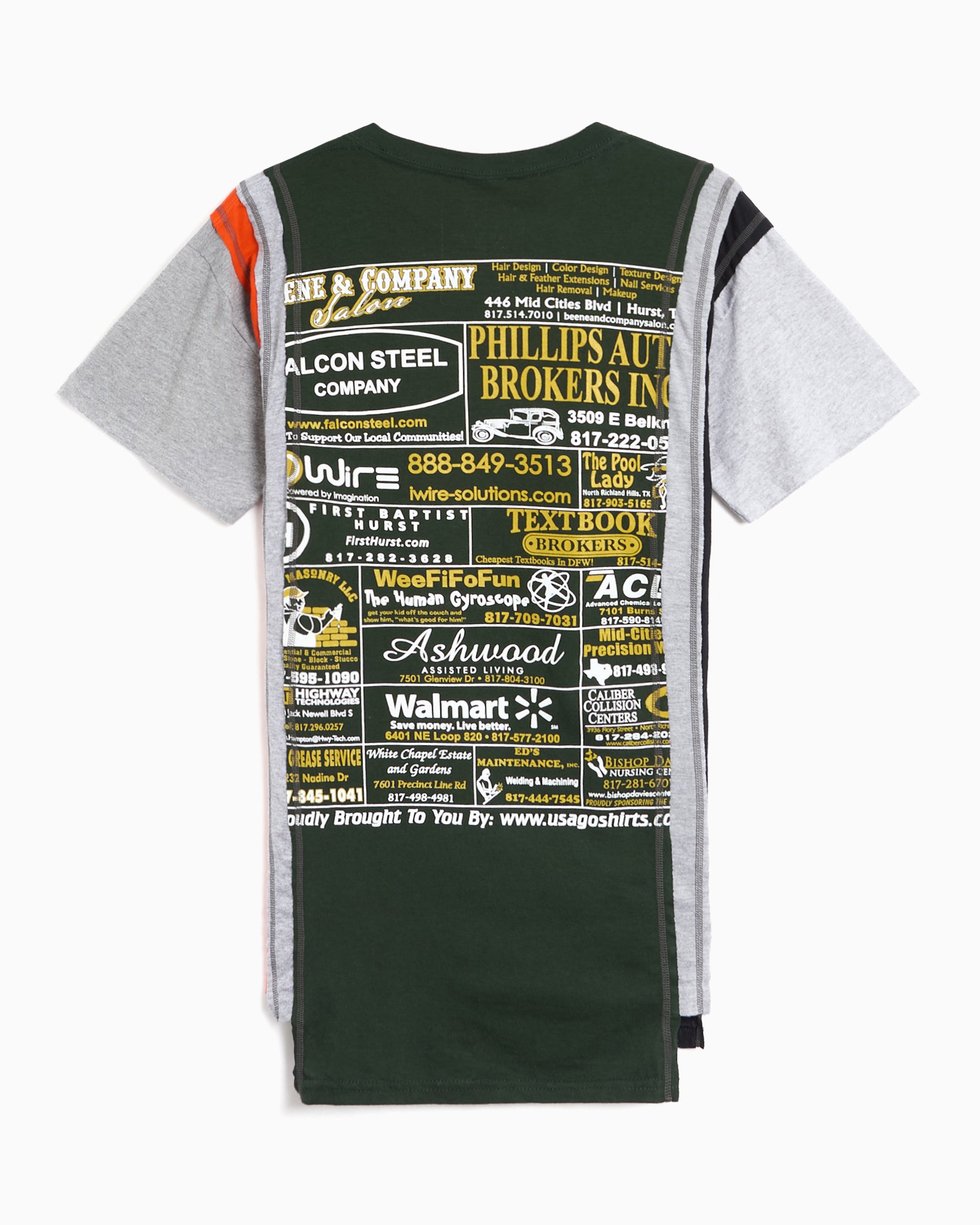T-Shirts Needles 7 Cut College Graphic Relaxed Men's T-Shirt - SX500-Assorted-M