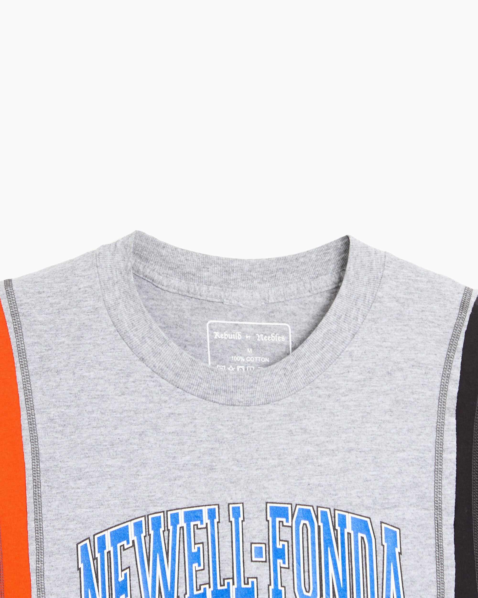 T-Shirts Needles 7 Cut College Graphic Relaxed Unisex T-Shirt - SX500-Assorted-M-1