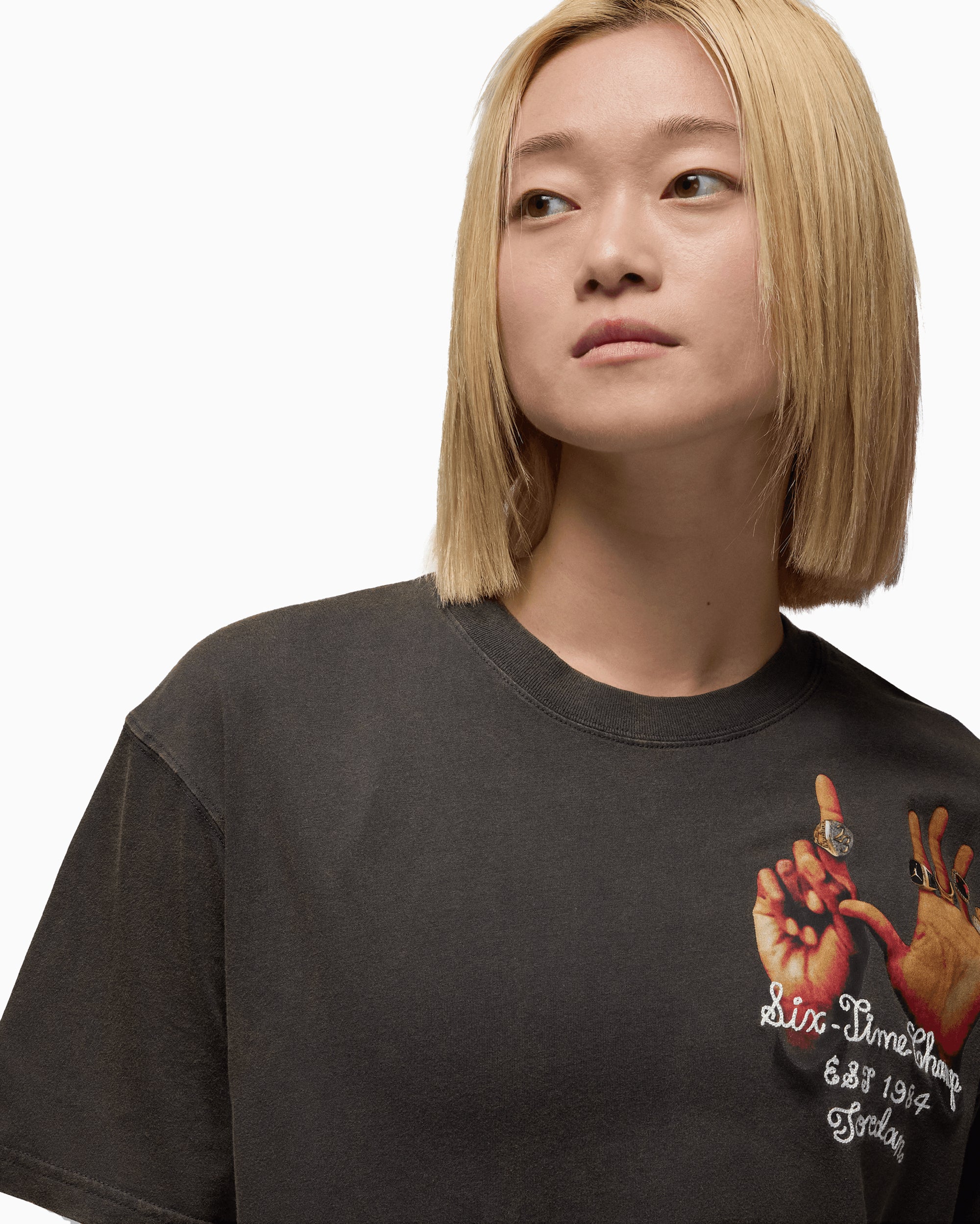 T-Shirts Nike Jordan 6 Rings Women's Graphic T-Shirt Women's T-Shirt - HM7275-045