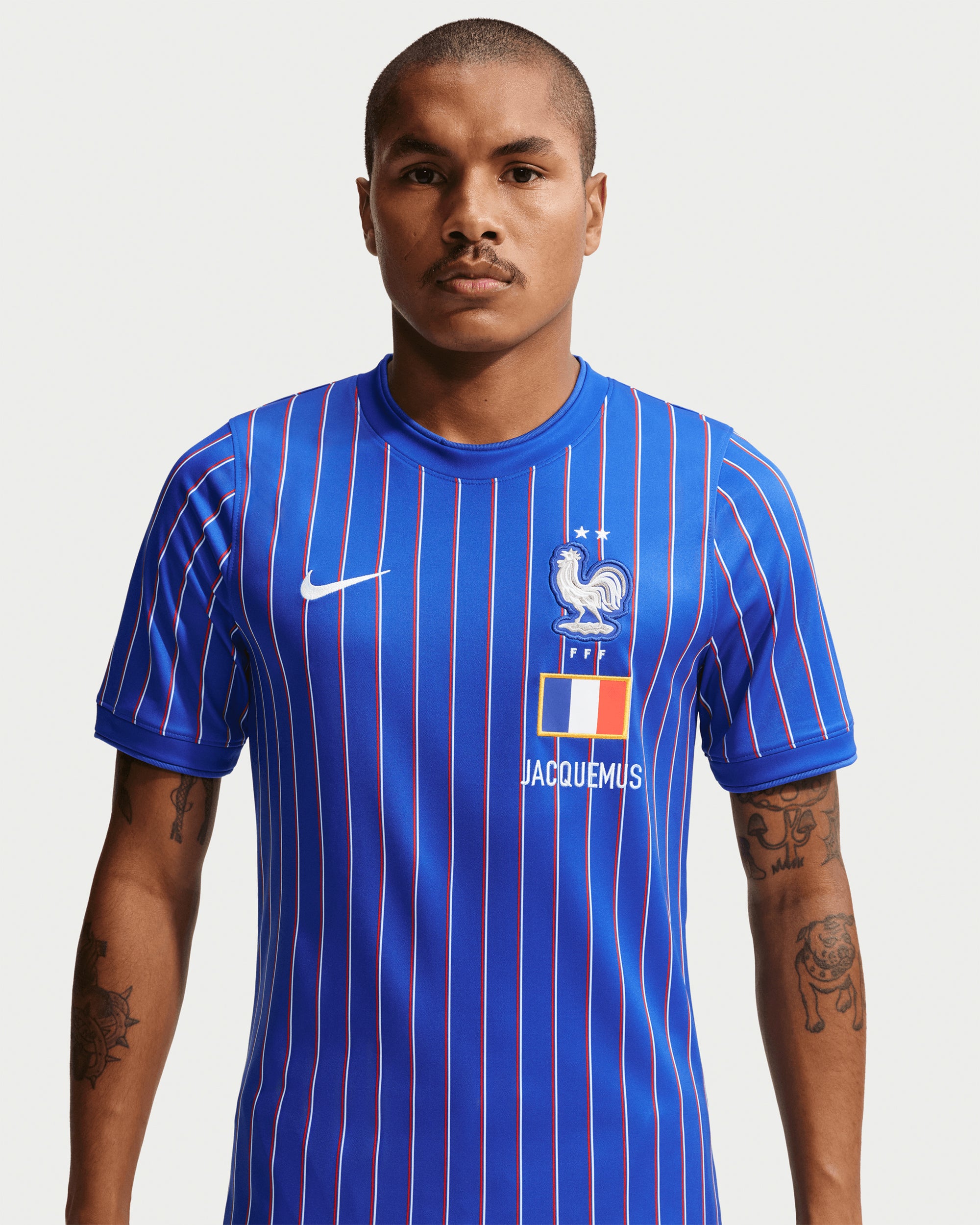 T-Shirts Nike x Équipe de France x Jacquemus Men's Jersey T-Shirt - IH1676-480