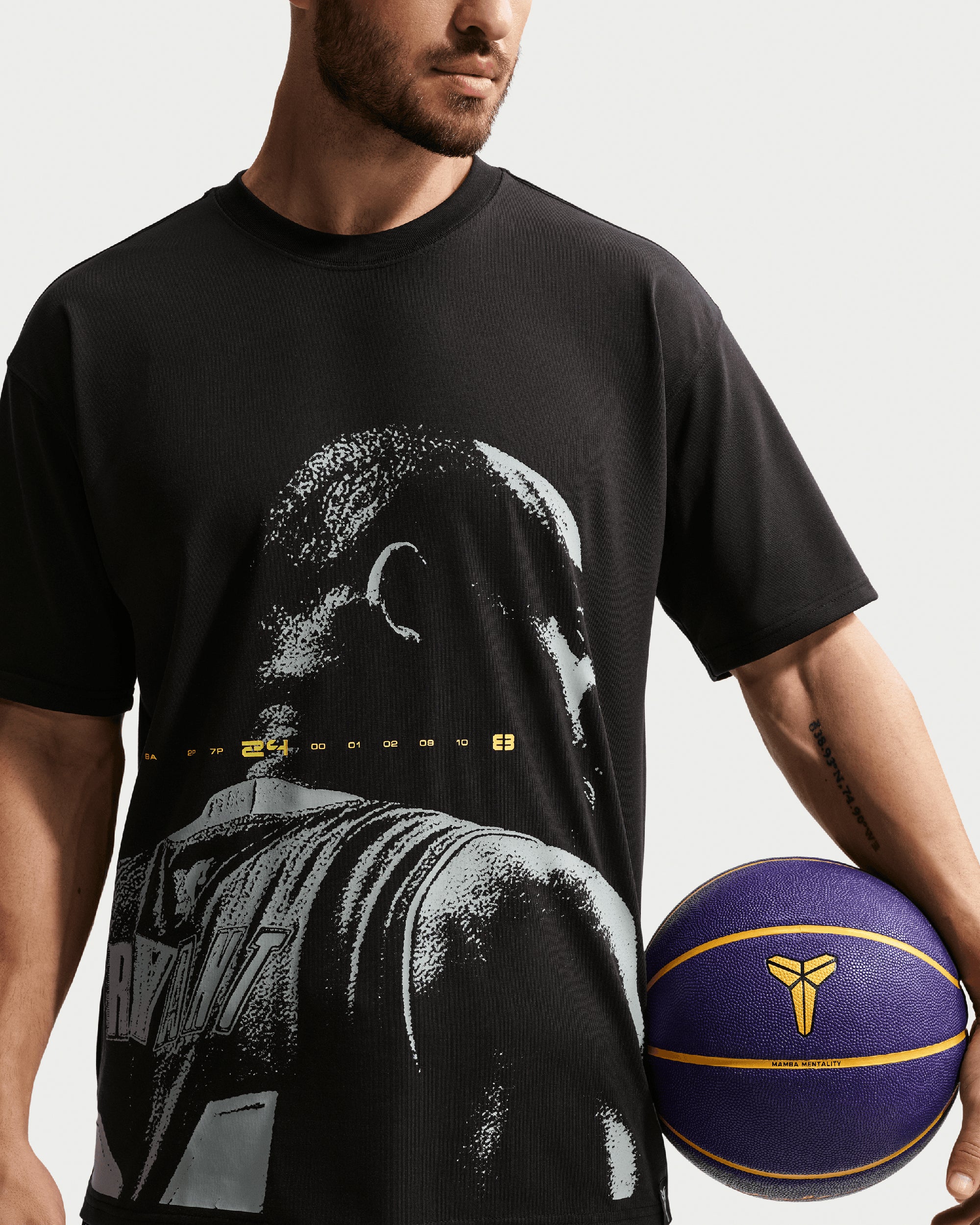 T-Shirts Nike x Kobe Bryant Max90 Dri-FIT "Mamba" Relaxed Men's T-Shirt - IQ2376-010