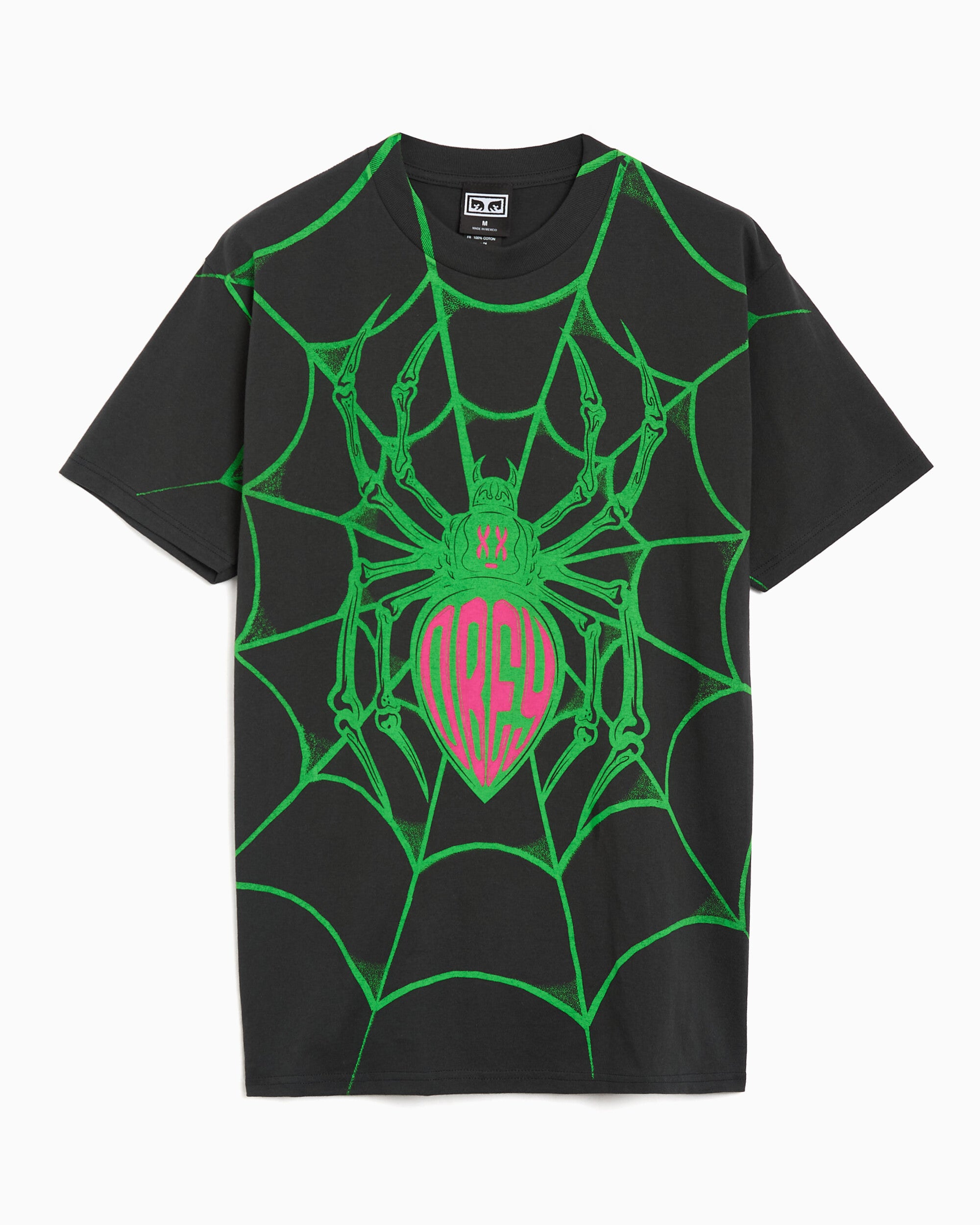 T-Shirts OBEY Clothing Spider Graphic Men's T-Shirt - 165264552-VBL