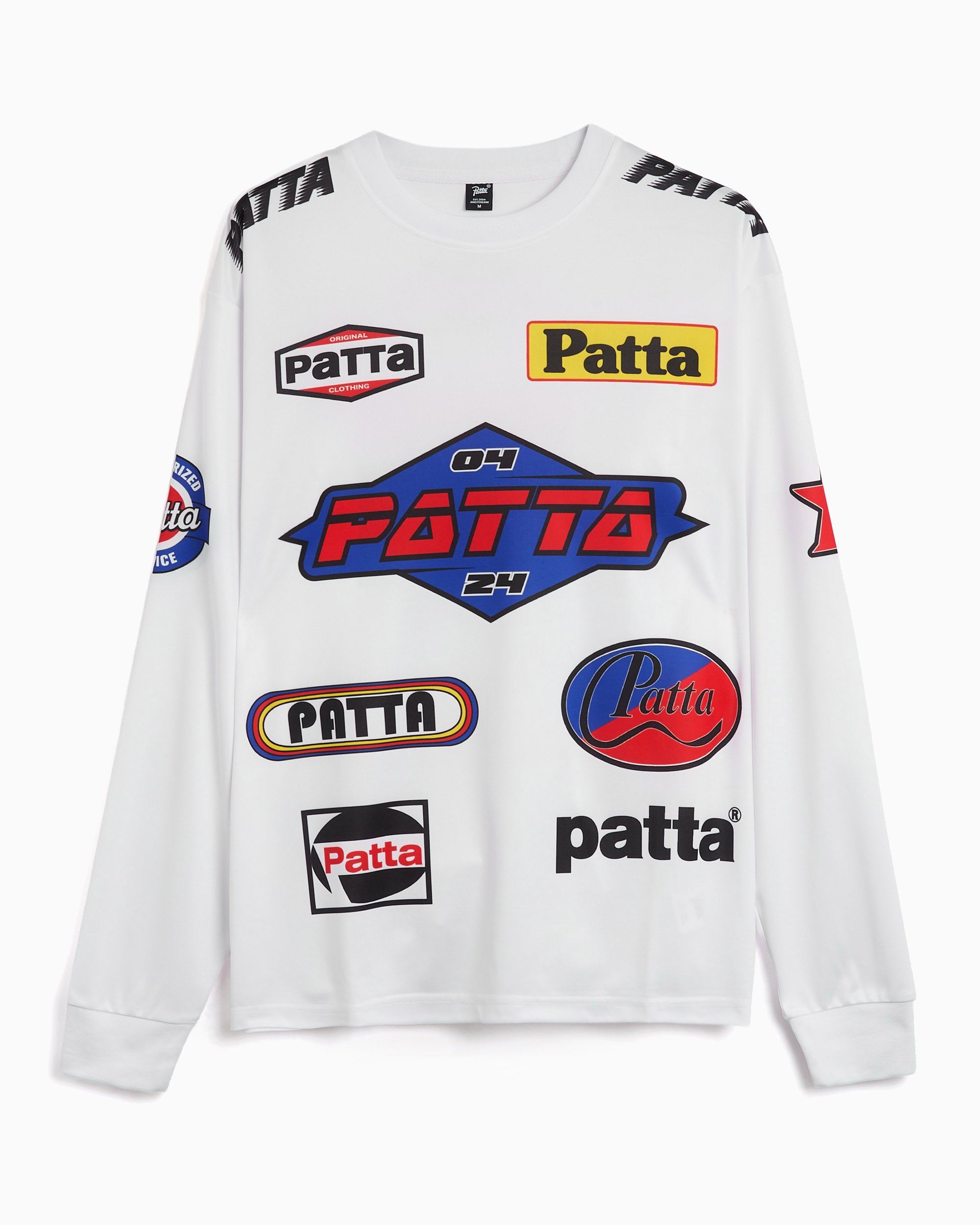T-Shirts Patta Sponsor Jersey Graphic Long-Sleeved Men's T-Shirt - POC-SS26-1050-299-0015-002