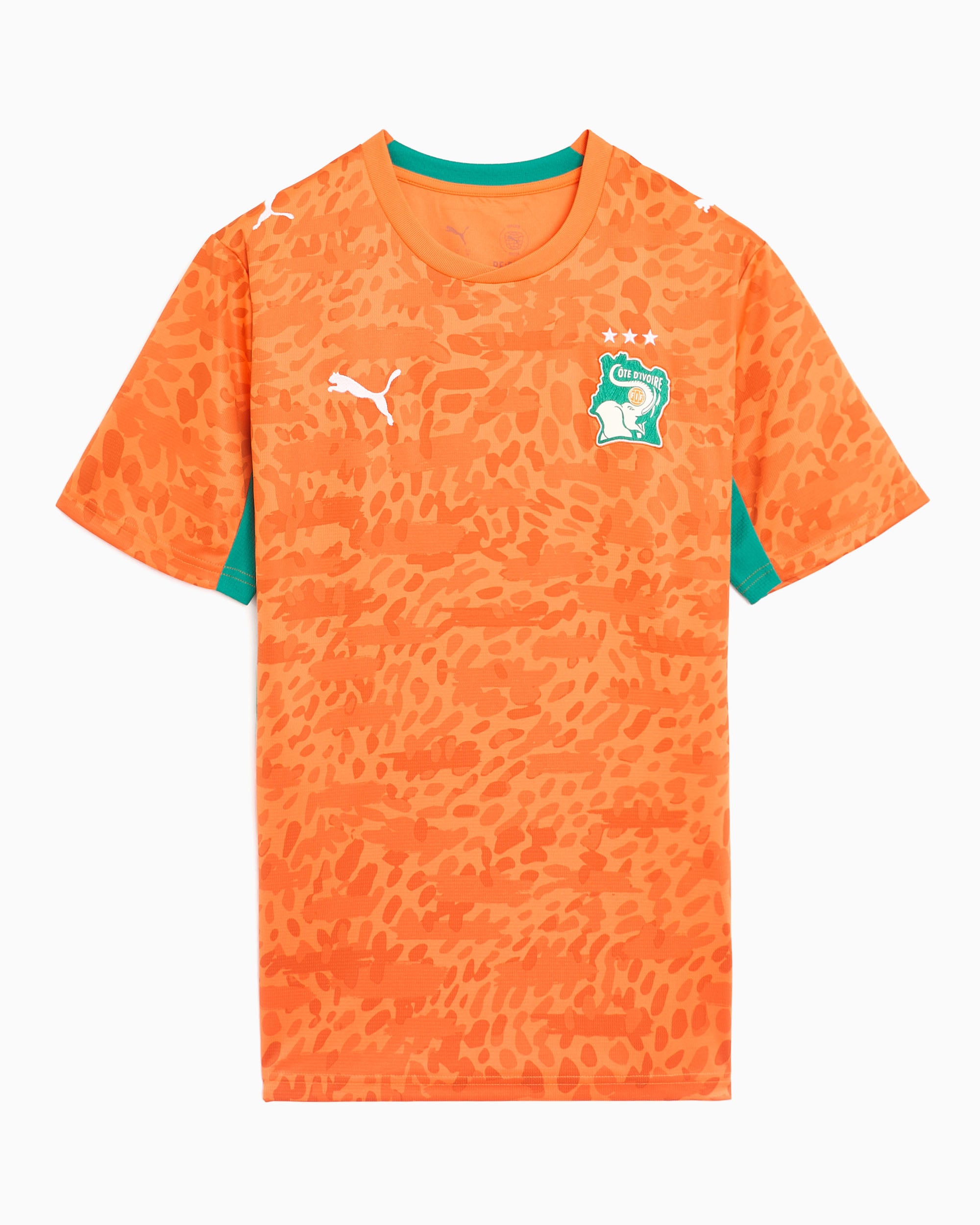 T-Shirts Puma Ivory Coast Futbol 2026 Home Kit Men's Jersey T-Shirt - 783182-01