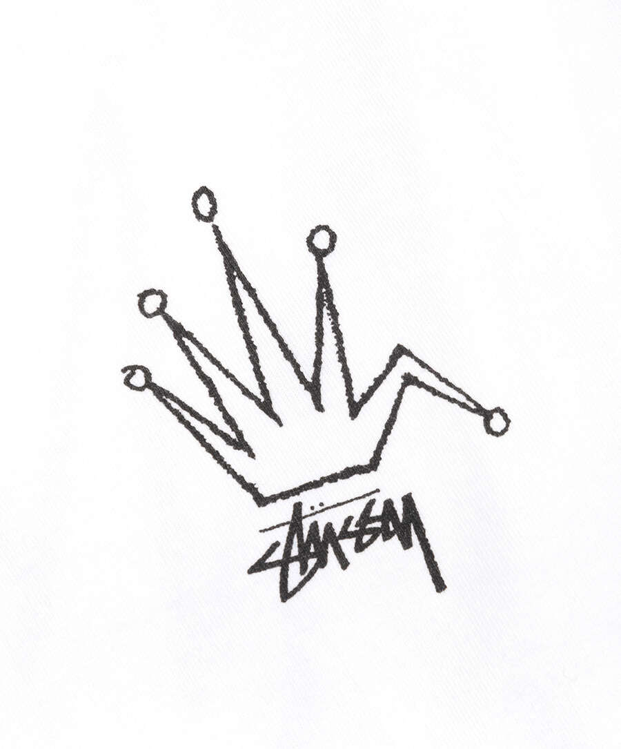 T-Shirts Stussy Old Crown Men's Short-Sleeve T-Shirt - 1904510-WHIT