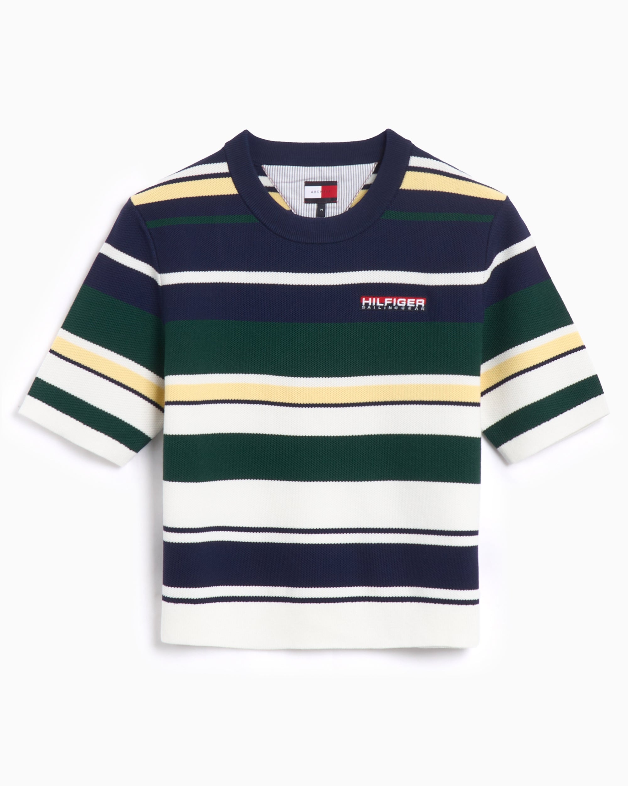 T-Shirts Tommy Hilfiger Sailing Multi Stripe Crop Women's T-Shirt - WW0WW45596DY4