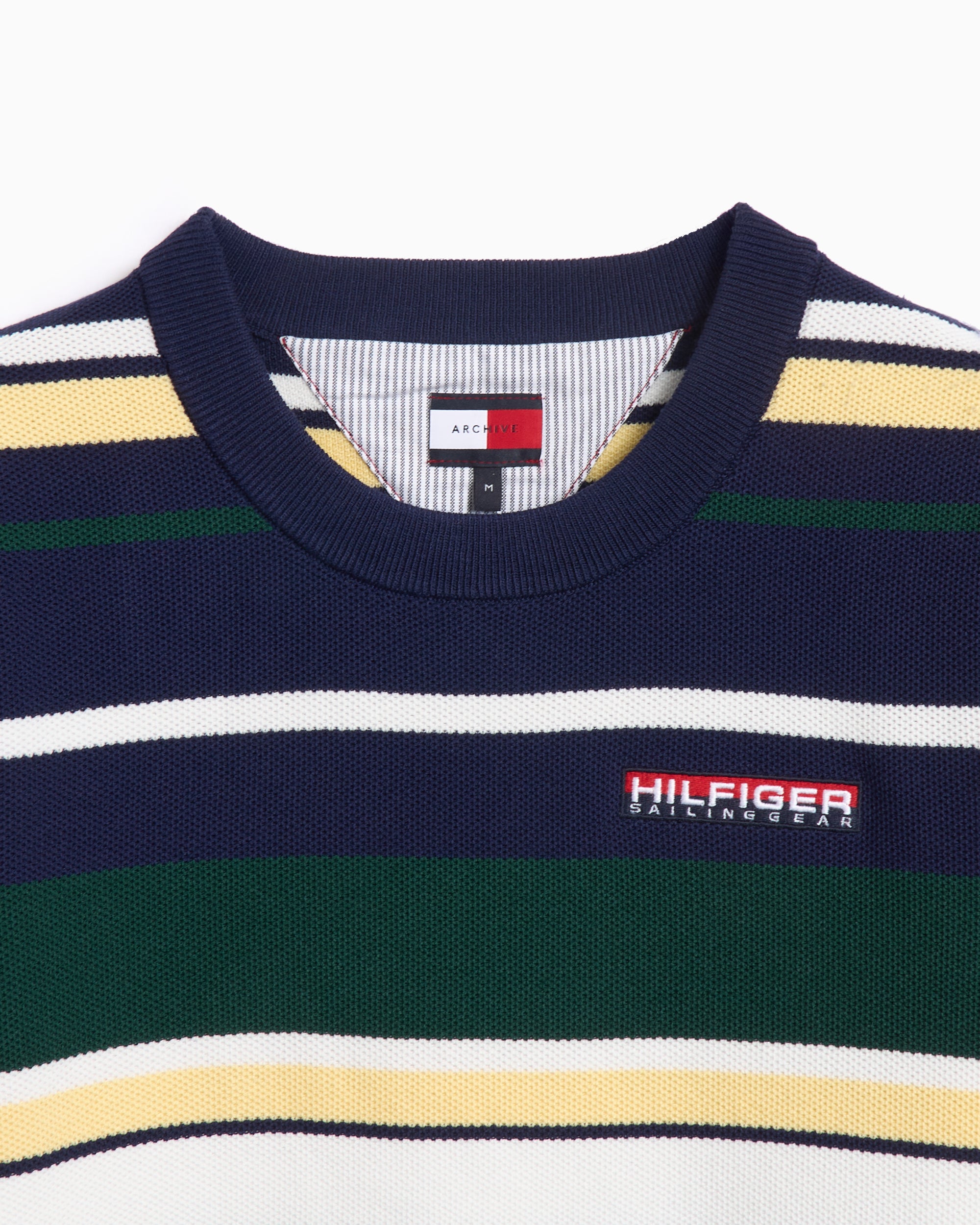 T-Shirts Tommy Hilfiger Sailing Multi Stripe Crop Women's T-Shirt - WW0WW45596DY4