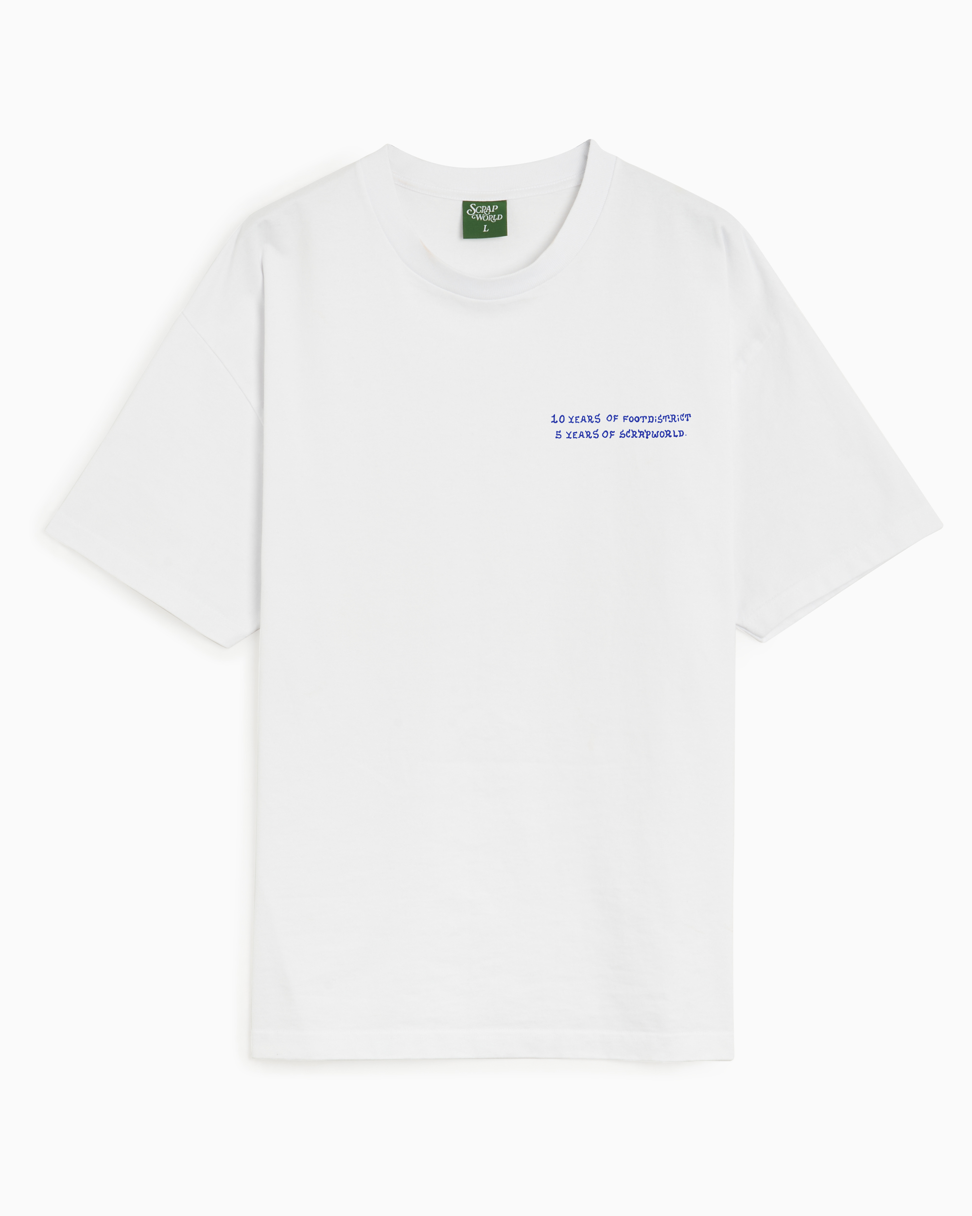 T-Shirts X ScrapWorld FOOTDISTRICT x ScrapWorld Logo Unisex T-Shirt Unisex T-Shirt - FDSWTSHIRT-WHITE