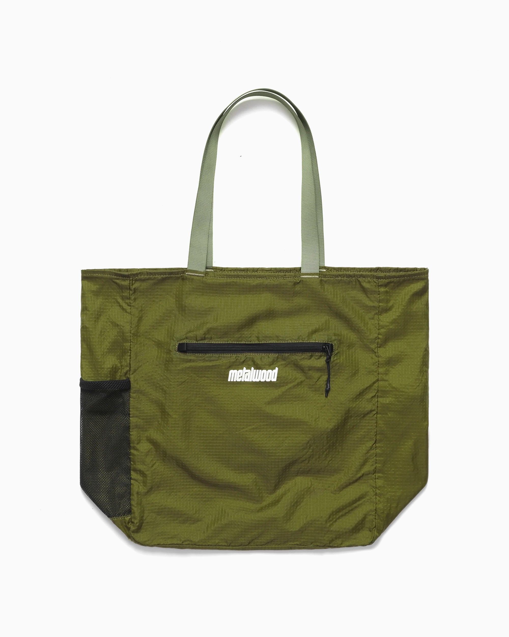 Tote Bags Metalwood Pocketable Unisex Tote Bag - MWS25-10-102-SLM