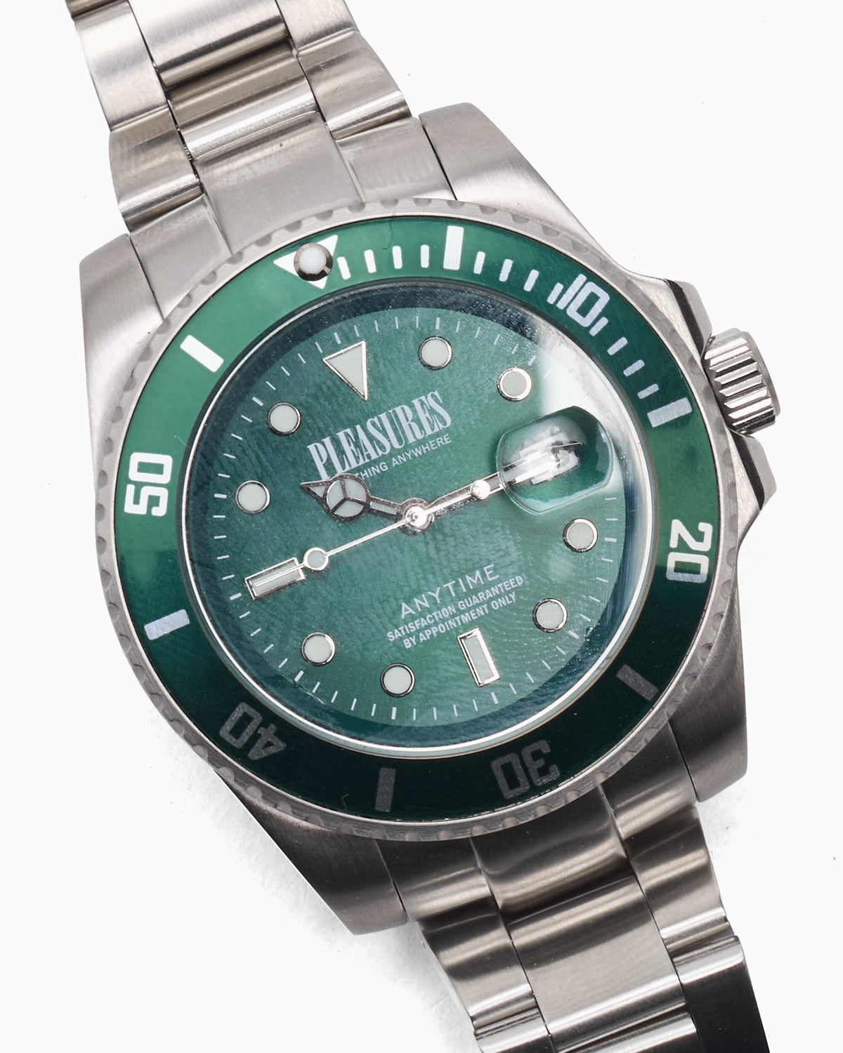 Watches Pleasures Anytime Unisex Watch - P26F038-GREEN/SILVER
